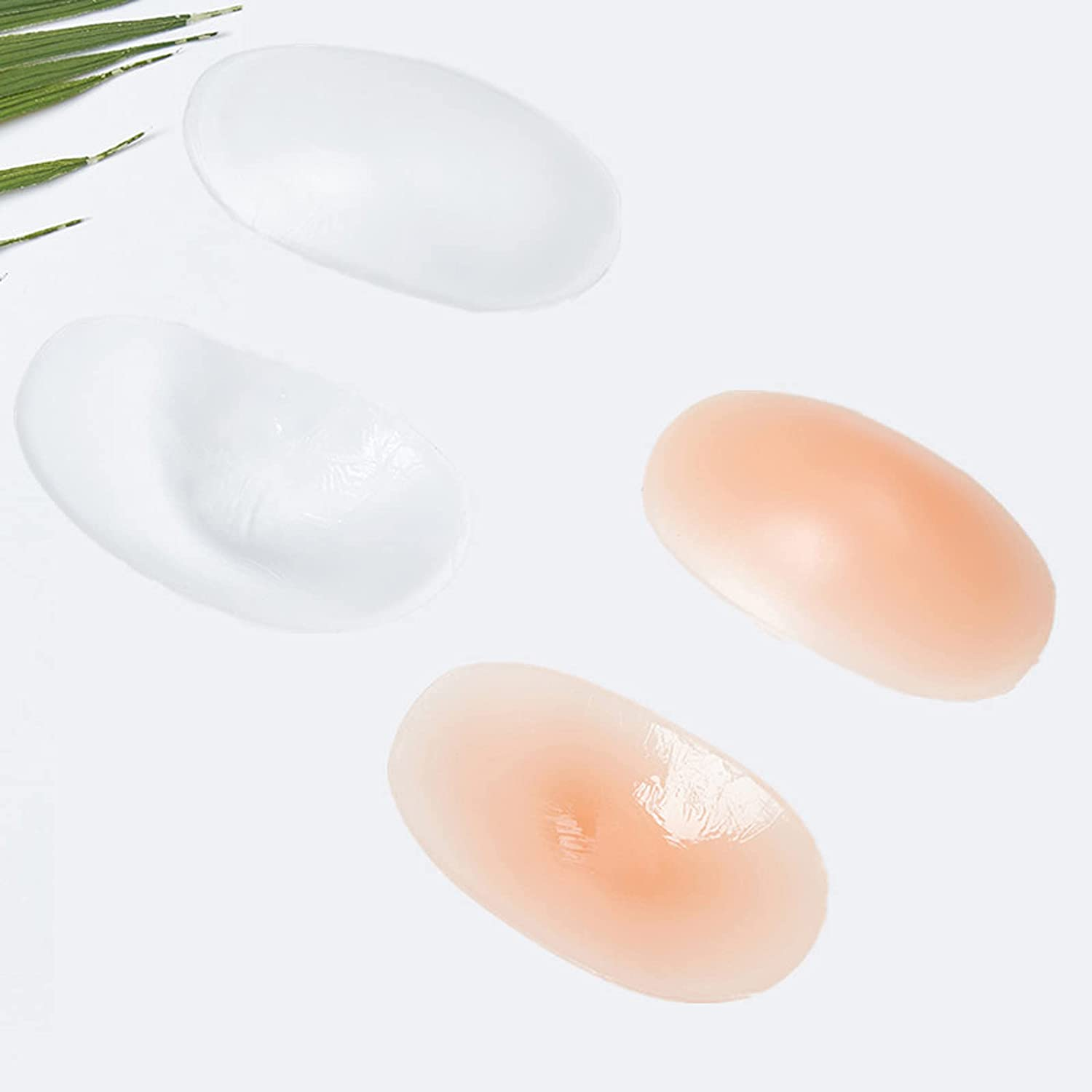 TRADERPLUS 2 Pairs Silicone Shoulder Pads for Womens Clothing Reusable anti Slip Shoulder Pads Invisible Shoulder Enhancer image number 3