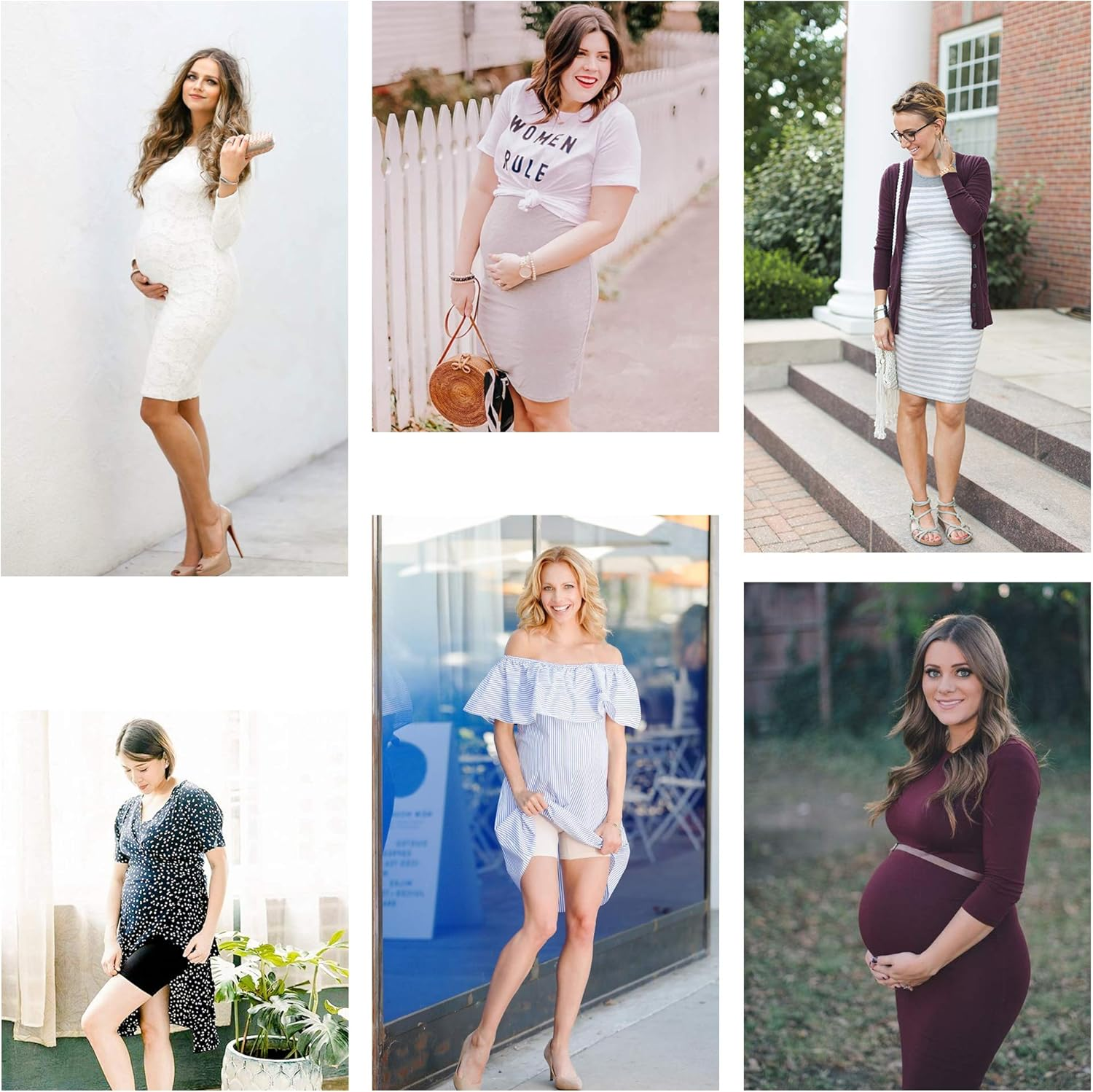 Womens Seamless Maternity Shapewear High Waist Mid-Thigh Pettipant Pregnancy Underwear for Belly Support image number 5