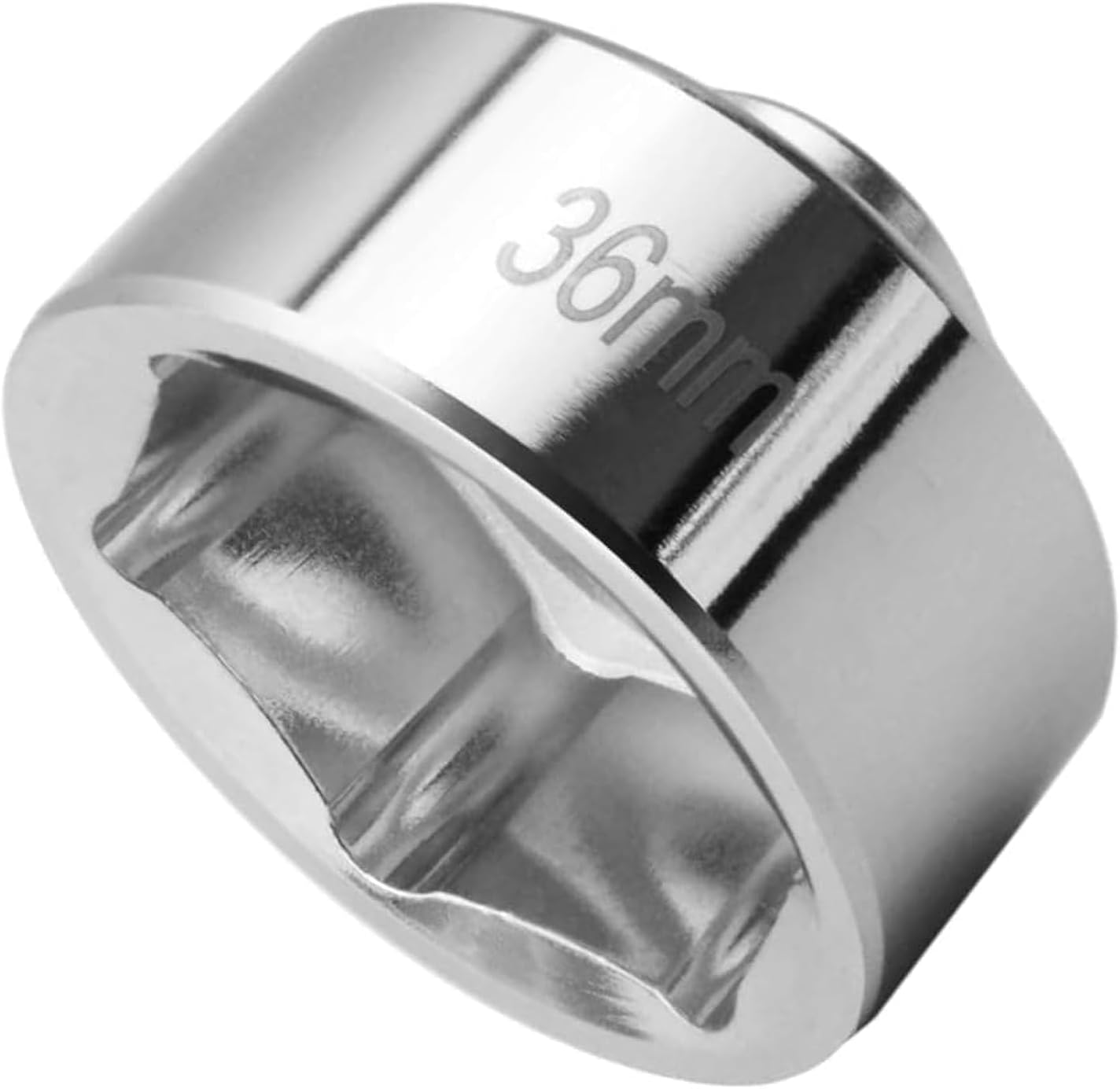 36Mm Socket for Some Ford F250,Mercedes,Bmw,Audi, Mini,Vw,Volvo,Porsche, Steel Oil Filter Cap Wrench, Oil Filter Removal Tool image number 1