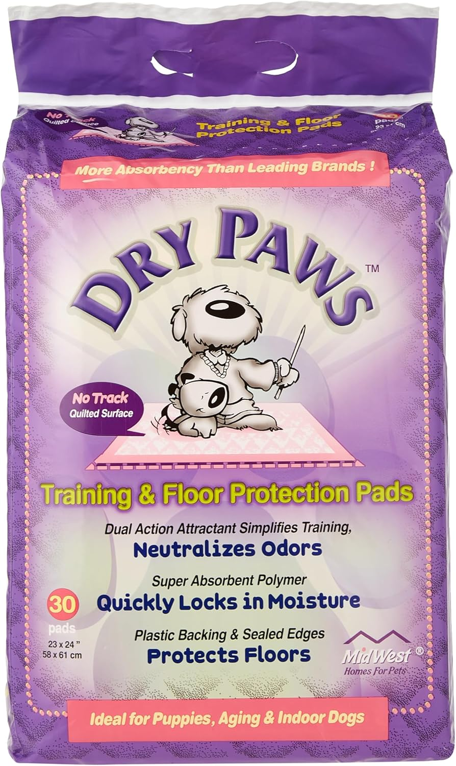 Midwest Homes for Pets Dry Paws Training and Floor Protection Pads, 30-Count image number 2