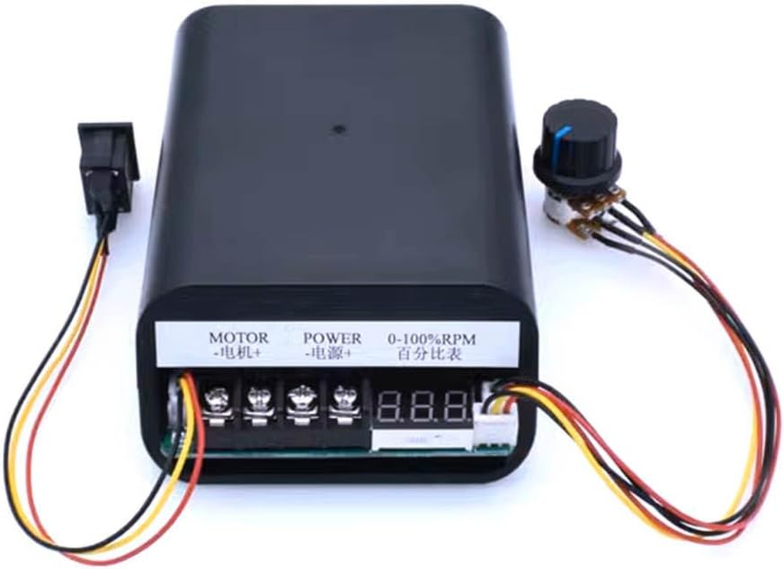 RESFNSE DC 10-55V 60A PWM Motor Speed Controller 0-100% RPM LED Digital Adjustable CW CCW Forward Reverse Motor Control Switch 1 Pcs image number 3