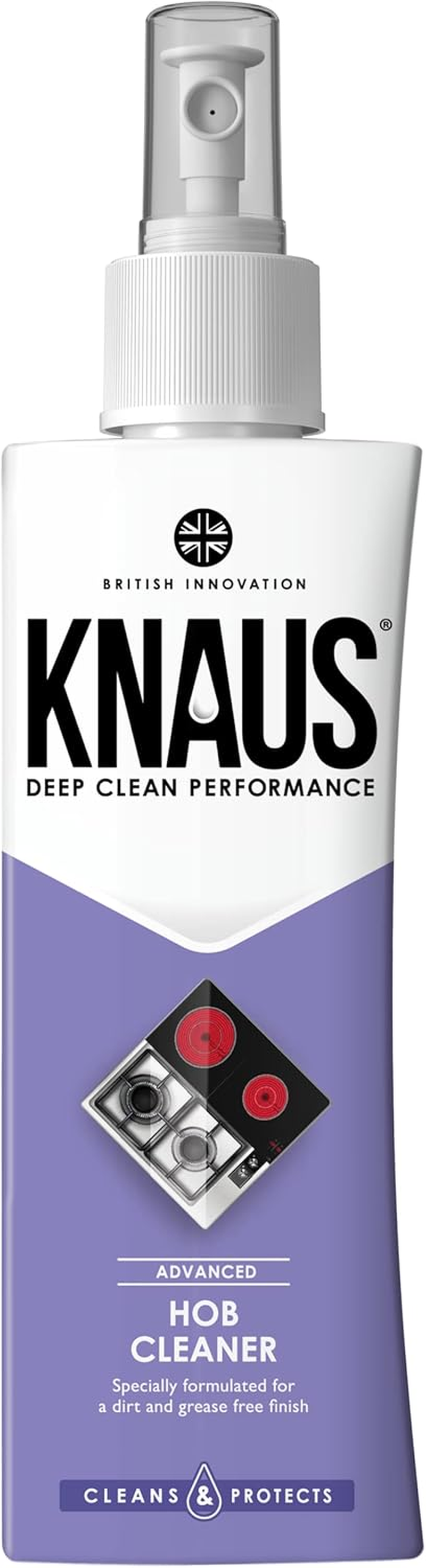 KNAUS Cook Top Cleaner Spray, 300Ml - High-Performance Appliance Kitchen Cleaner, Suitable for Electric Glass Ceramic and Induction Hobs, Stove Cleaner, Conditioner and Polish image number 5
