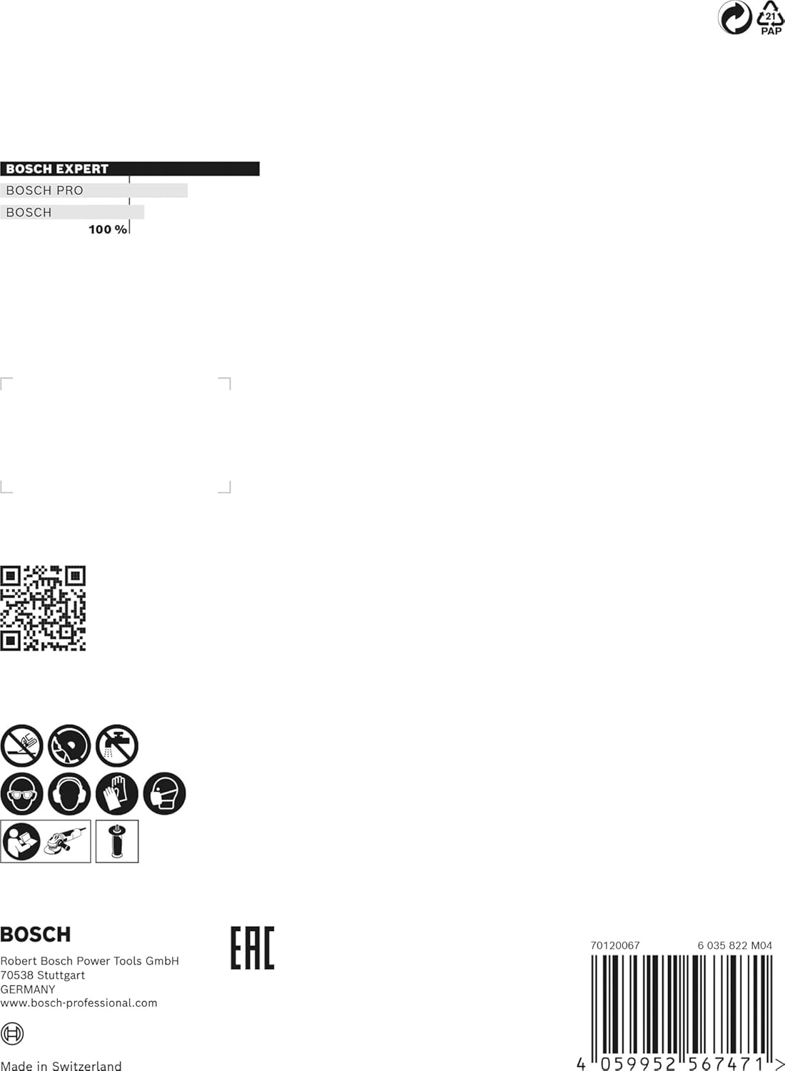Bosch Accessories Expert Carbide Multi Wheel Cutting Discs (For Hardwood, Diameter 125 Mm, Accessories Small Angle Grinder) image number 1