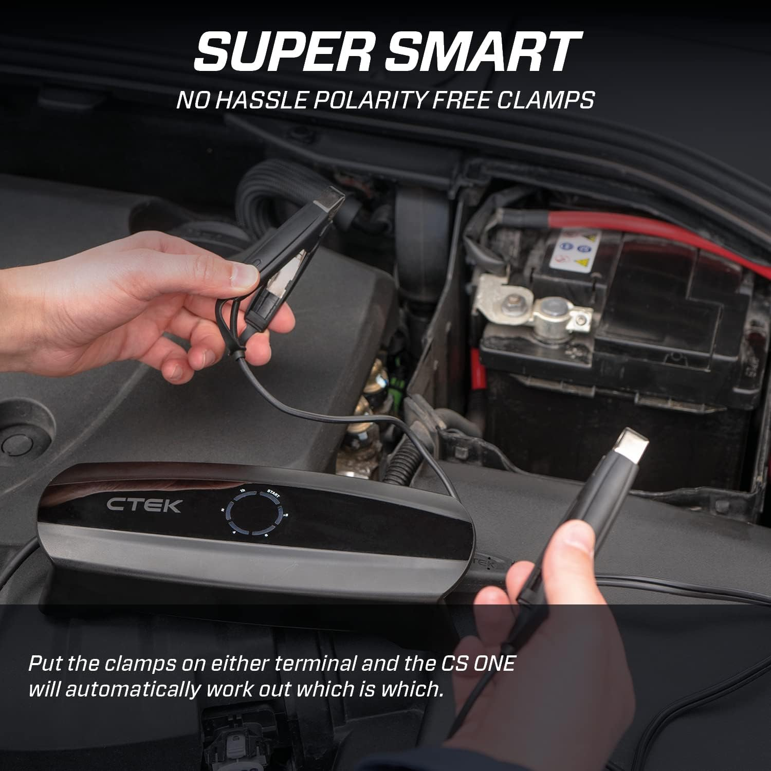 CTEK CS One 12V Lead Acid and Lithium Battery Charger 40-333