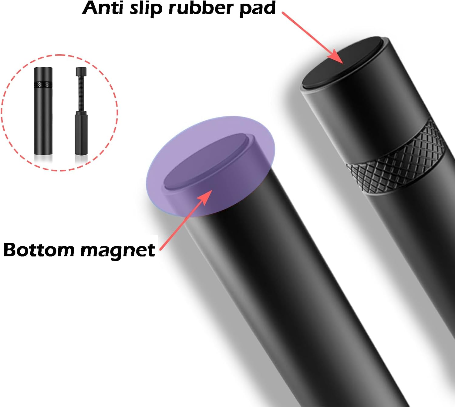 Treayes Card GPU Brace Support - Adjustable GPU Support Bracket for Computer Components, Universal Graphics Card GPU Stand, Video Card Sag Holder (Black, L, 74-120Mm) image number 4