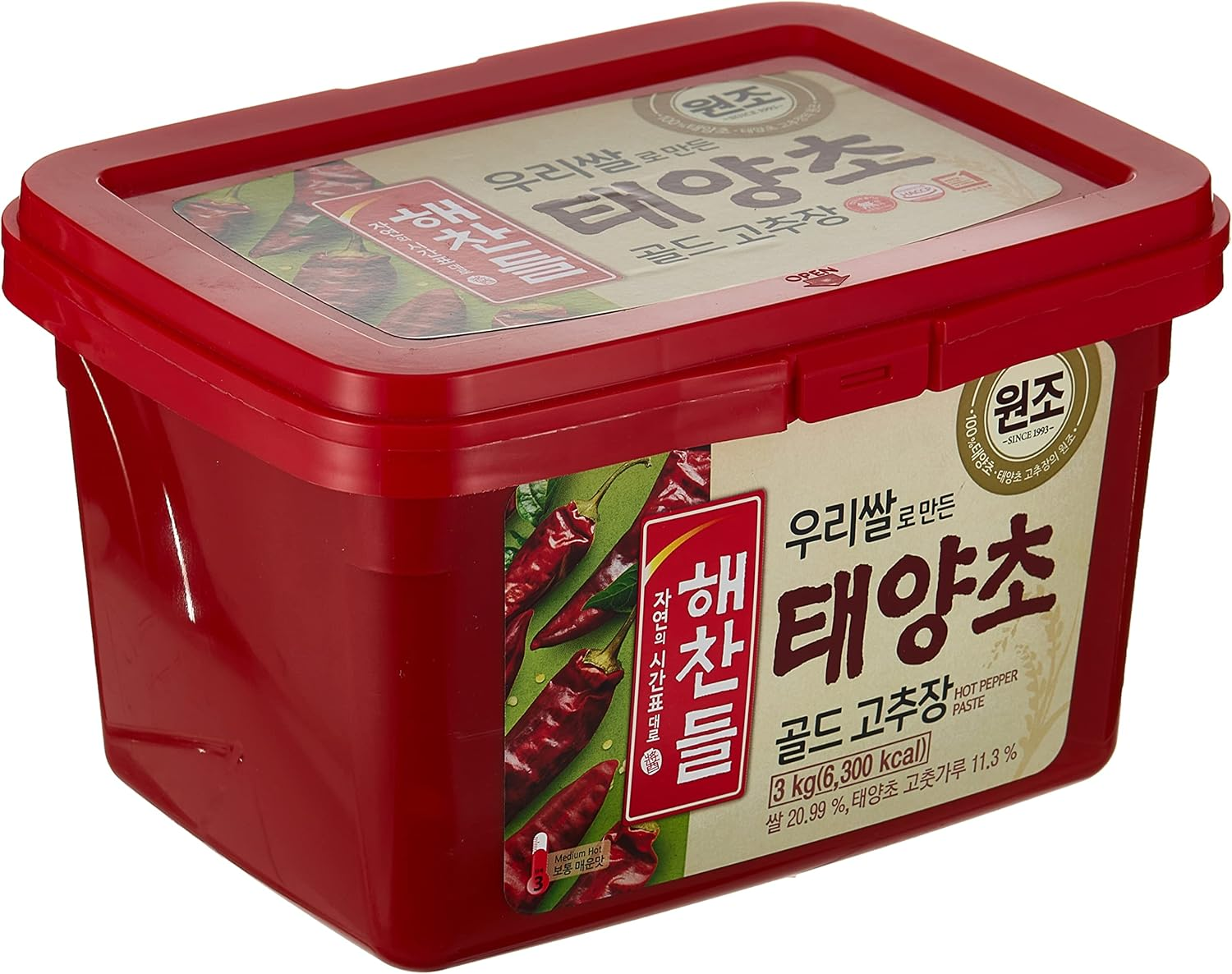 CJ Haechandle Gochujang Korean Rice Gold Chilli Paste 3 Kg image number 2