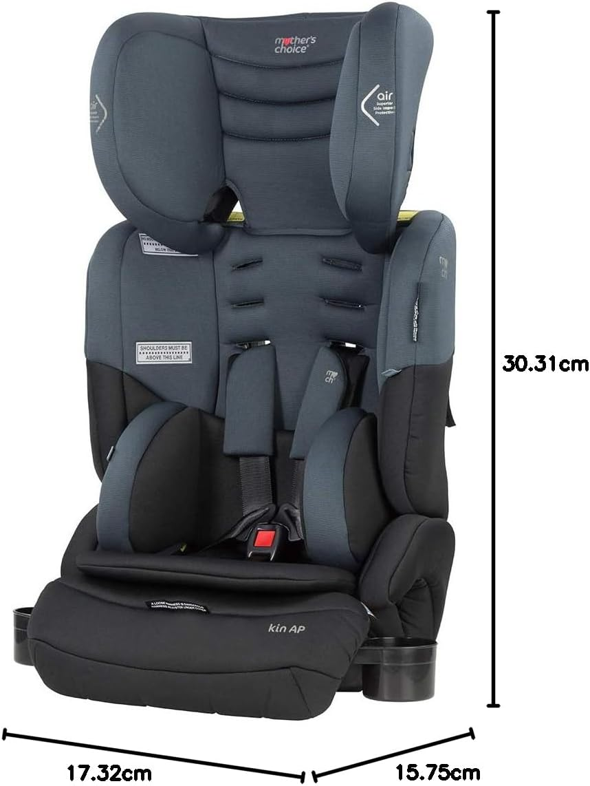 Mother'S Choice Convertible Booster Kin AP Titanium Grey image number 2