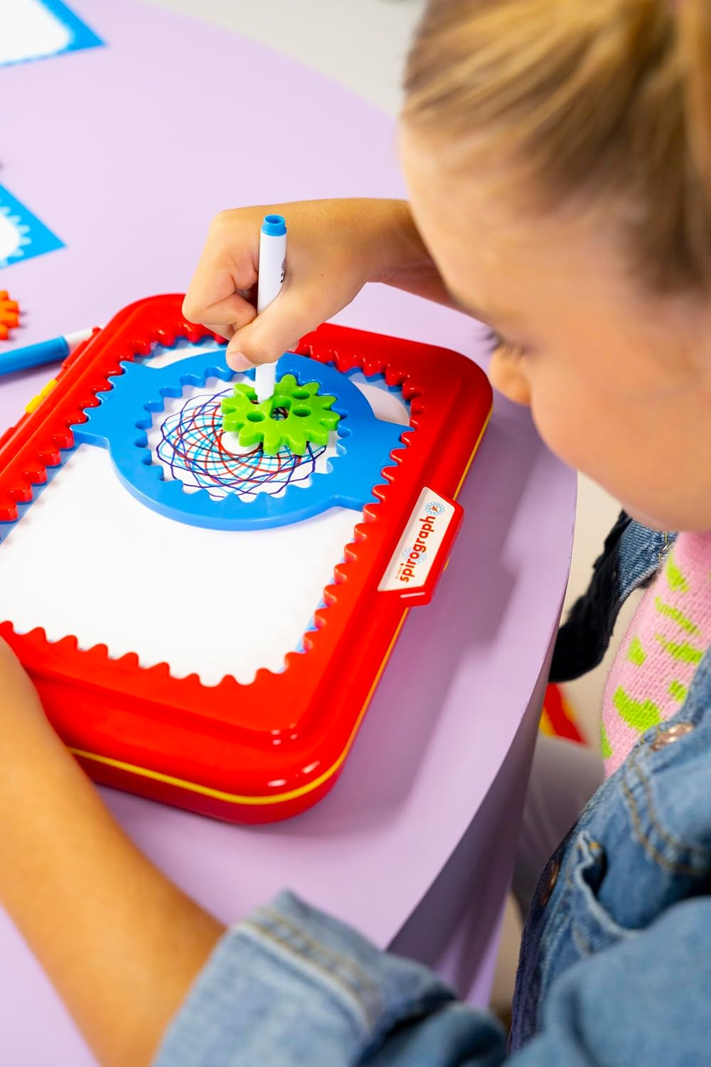 Goliath Far East | Spirograph Junior | Drawing Kit with Jumbo Gears | Ages 3+ image number 6
