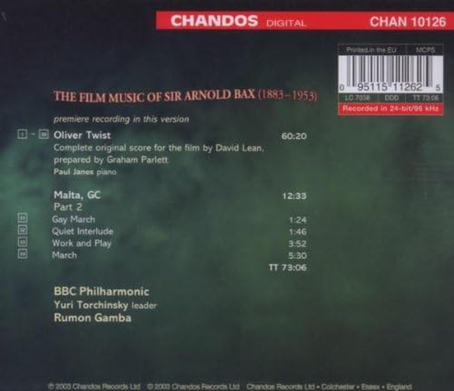 Film Music of Sir Arnold Bax