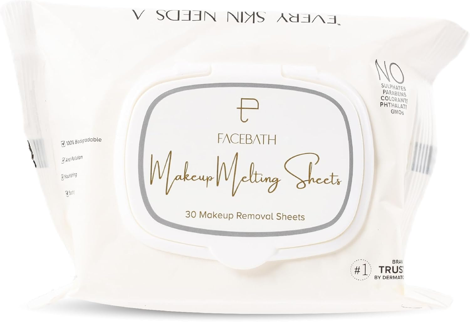 Personal Touch Makeup Melting Skin Care Wipes | World&rsquo;S First Serum Infused Hydrating Makeup Remover with Hyaluronic Acid & Ceramides | Improves Skin Barrier & Controls Acne | 100% Bio-Degradable | 30