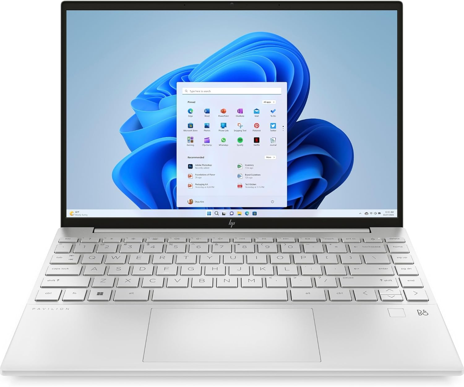 HP Pavilion Aero 13&rdquo; Laptop 13-Be2124Au, AMD Ryzen 7 7735U, AMD Radeon Graphics, 13.3-Inch IPS Display, 16GB RAM, 512GB SSD, USB-C, Fingerprint Reader, Windows 11 Pro, Natural Silver, 9U9W6PA image number 6