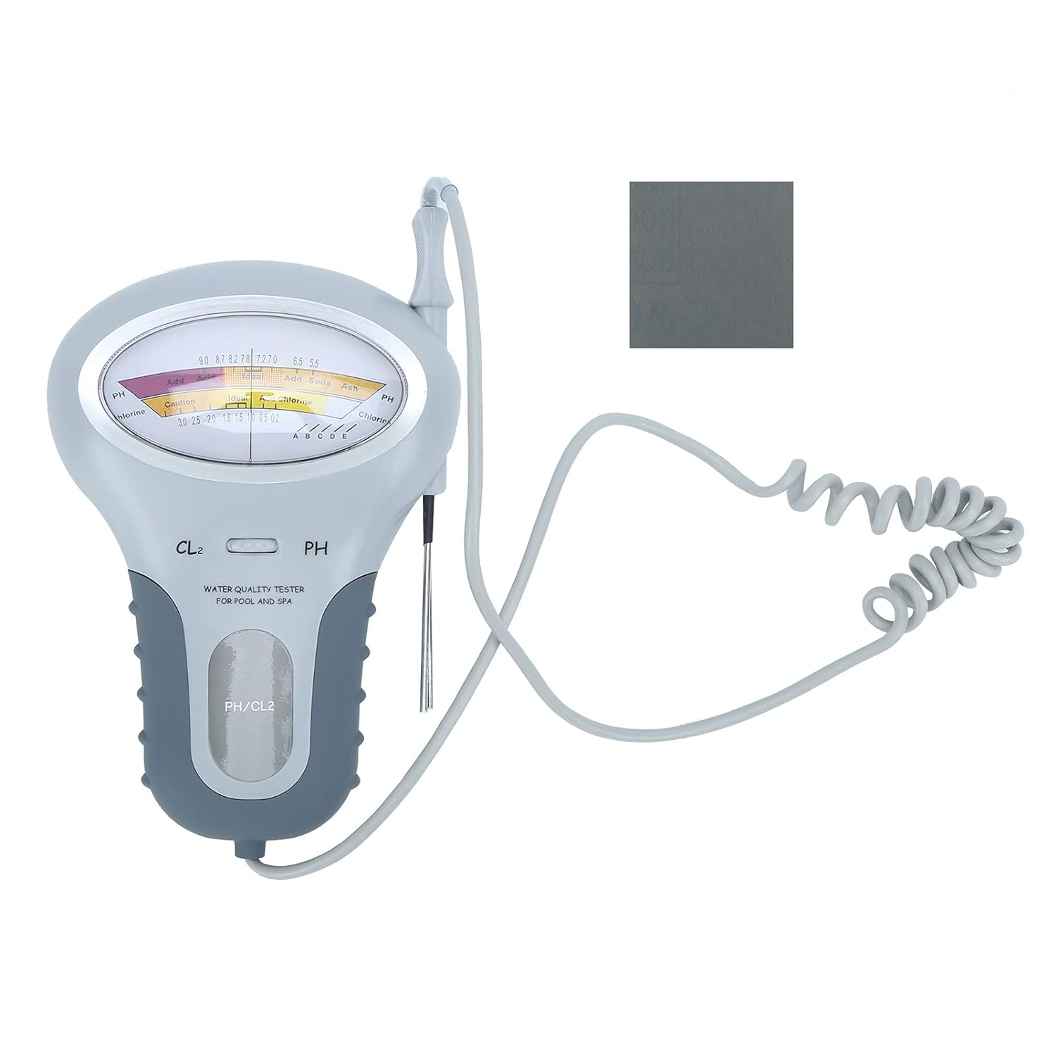 Swimming Pool Water Quality Testing Equipment Portable PH Tester CL2 PH Meter, Accurate Measurement for Monitoring and PH in Pools or Spas image number 1
