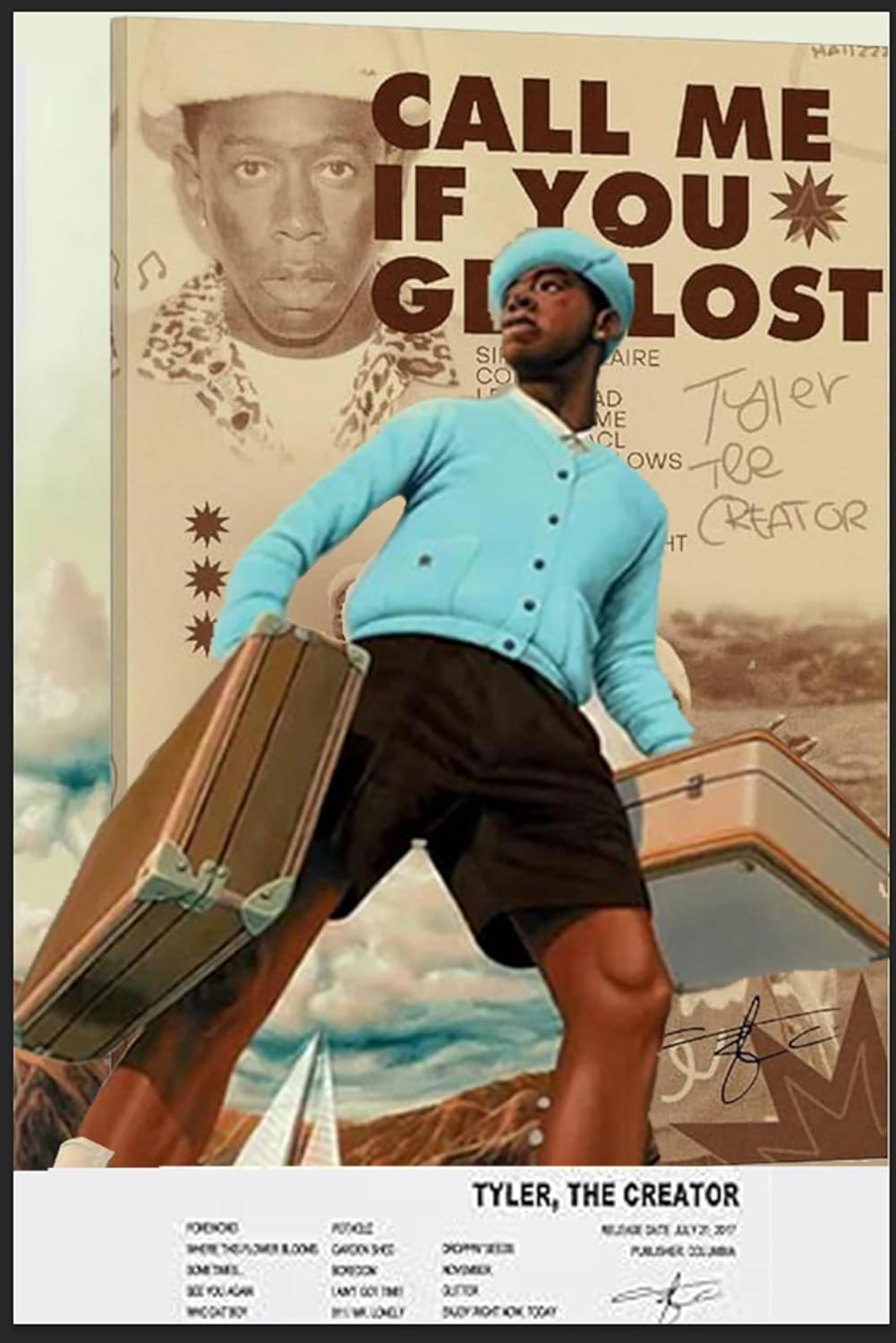 The Tyler Create_0 Poster Canvas Painting Wall Art Picture Home Decor Print for Bedroom Living Room Dorm Study Bar Office 16X24Inch(40X60Cm) Unframe-Style