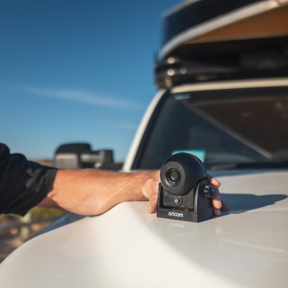 Oricom WRC001 IPX6 Wireless Reversing Camera with Magnetic Base - App, Infrared Night Vision, Colour Day View, Waterproof IPX6, USB Charging, Range, Car, Van image number 5