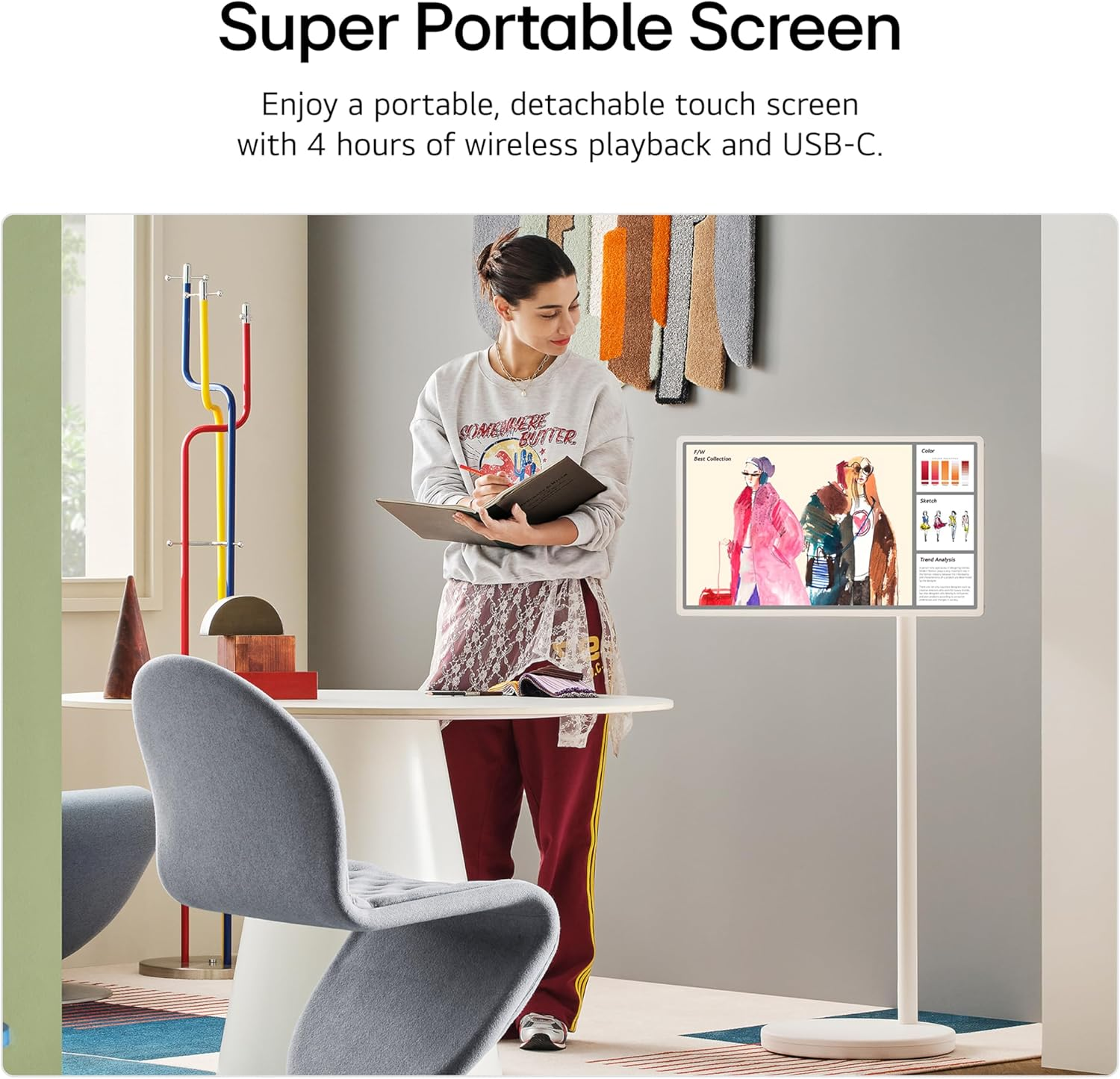 LG 27" Stanbyme 2 Portable Smart Touch Screen image number 6