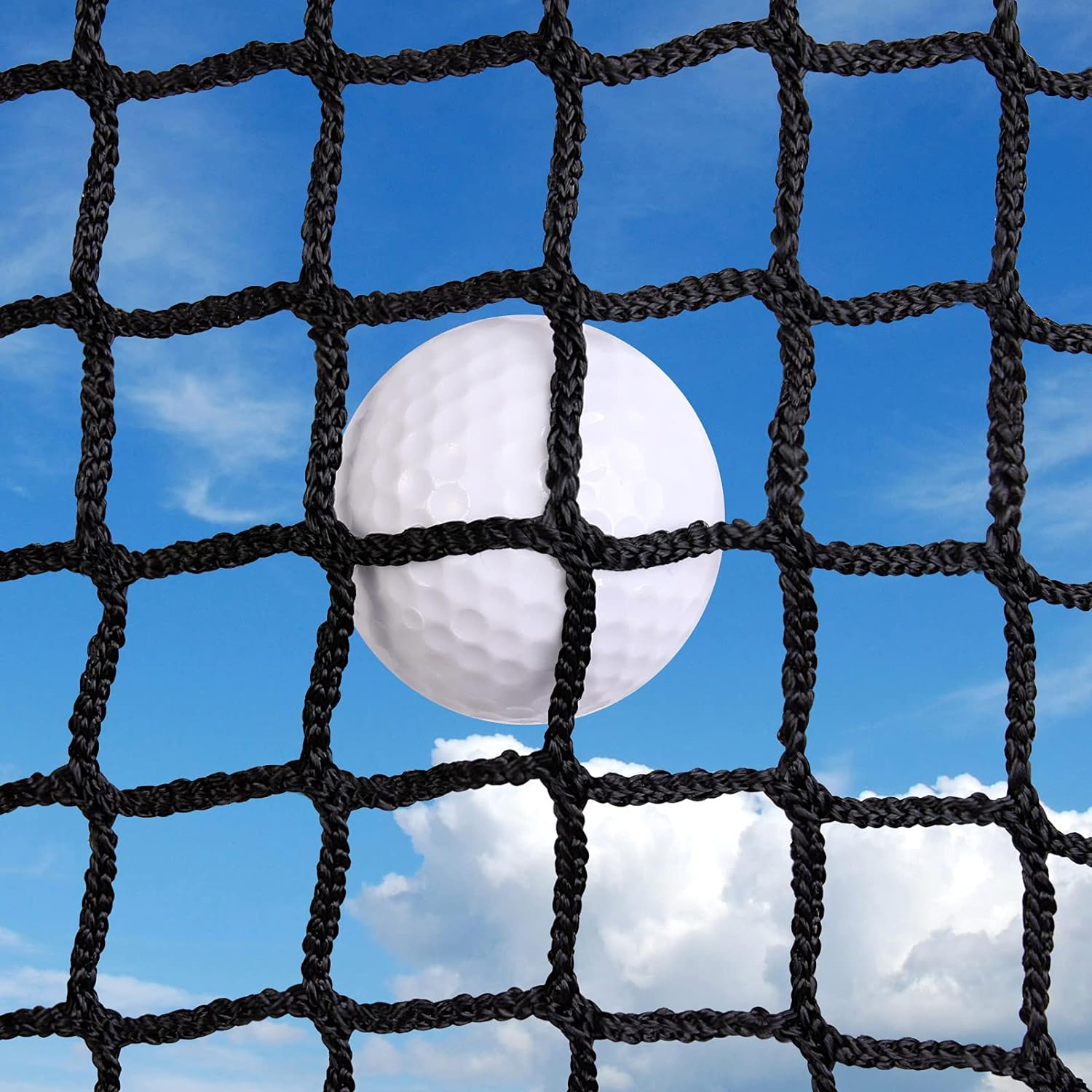 Golf Practice Net Golf Ball Hitting Netting,Heavy Duty Nylon Golf Sports Netting Barrier Nets (NET ONLY) 10X10Ft/10X15Ft/10X20Ft image number 5