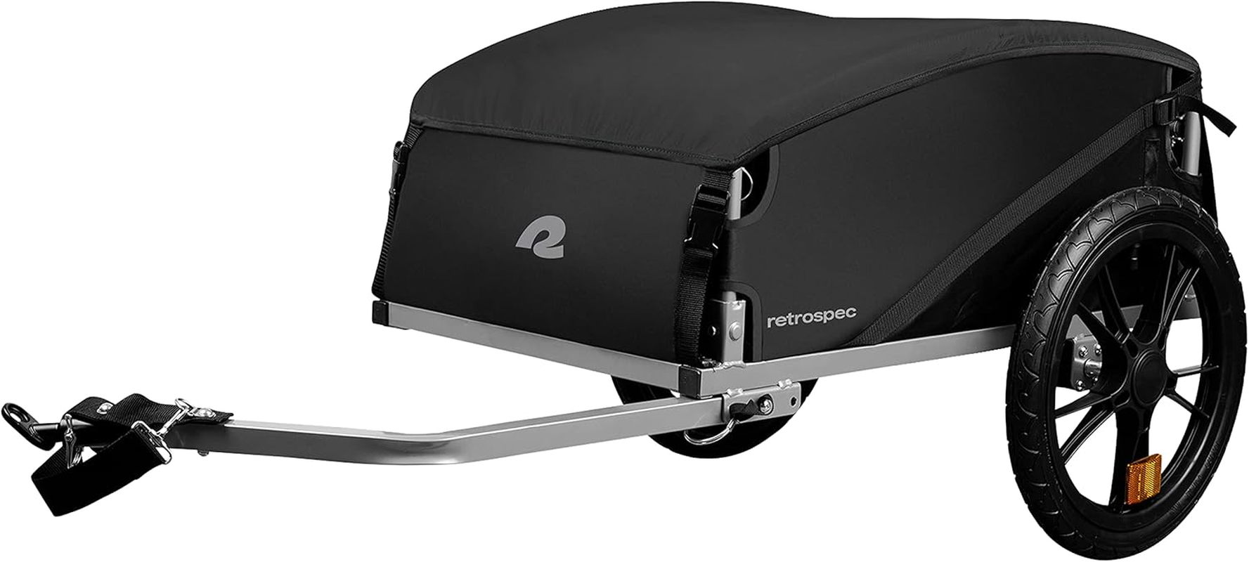 Retrospec Rover Hauler Cargo Bike Trailer with Folding Frame & Weather Resistant Fabric, Large Cargo Carrier, Fits 20&rdquo; - 29&rdquo; Bicycle Wheels image number 5
