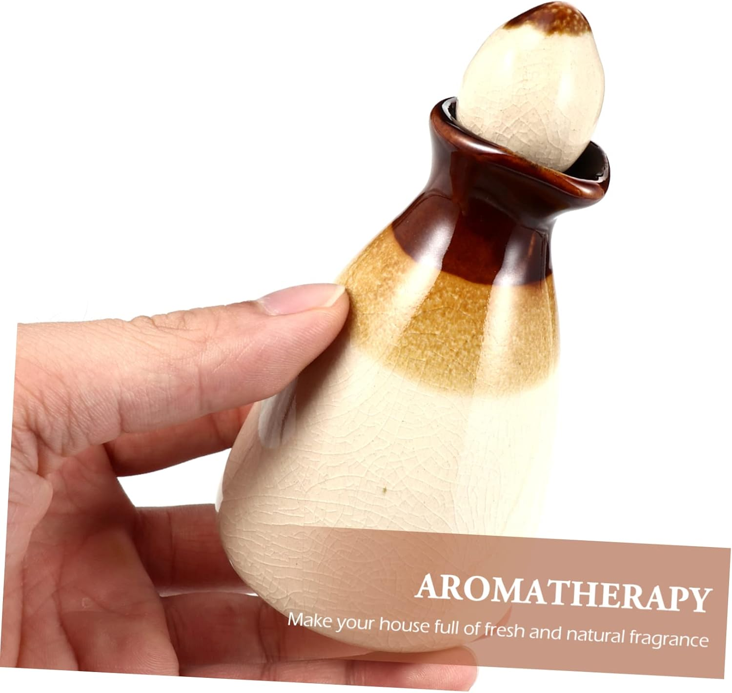 Ciieeo Ceramic Essential Oil Bottle White Diffuser Bottle Essential Oil Storage image number 2