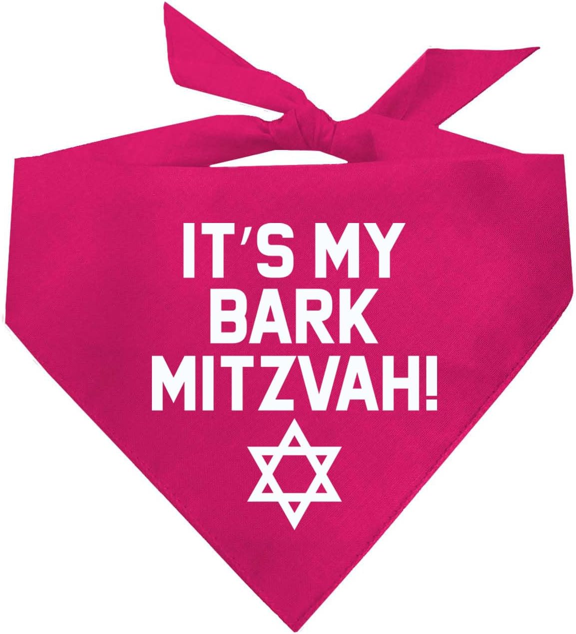 It'S My Barkmitzvah! Dog Bandana (Royal, OS 162)