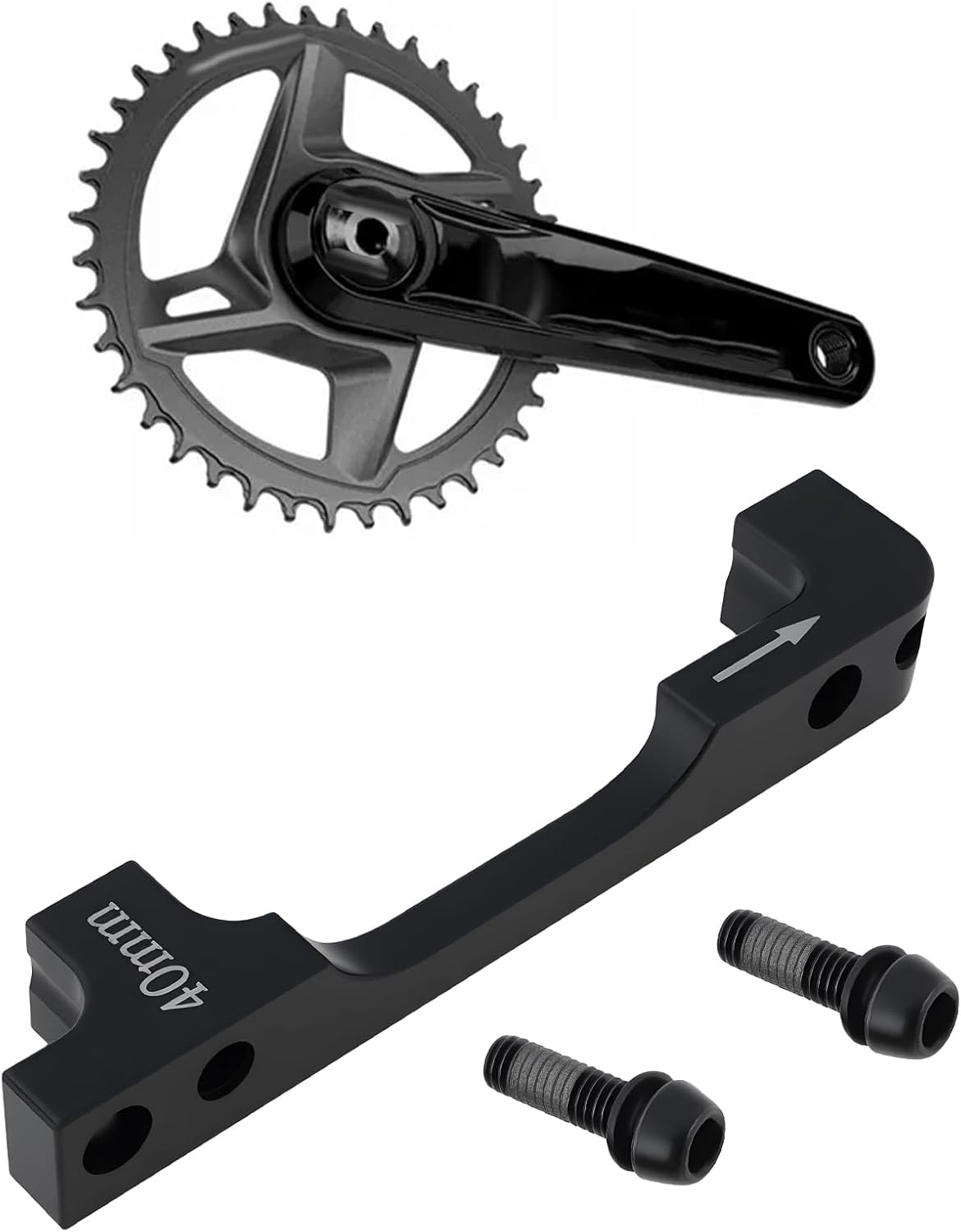 Create Idea 40Mm Brake Caliper Adapter Postmount Compatible with SRAM for Front 200 Mm & Rear 180 Mm image number 4