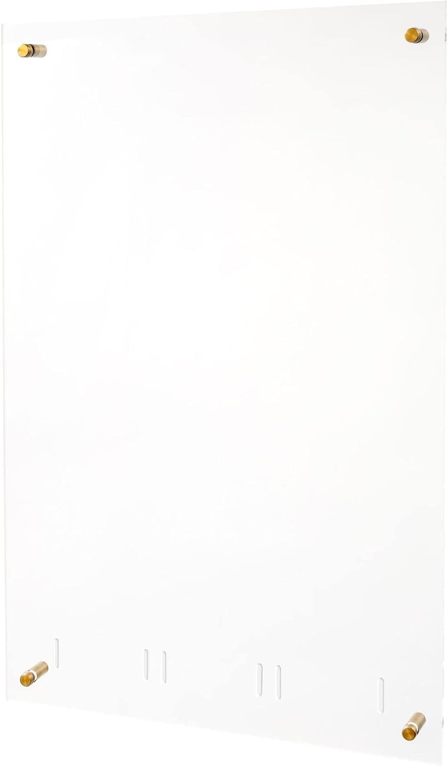 Russell+Hazel Acrylic and Gold Wall Organizing Set, Magnetic and Dry Erase Accessories, Gold Wall Hook