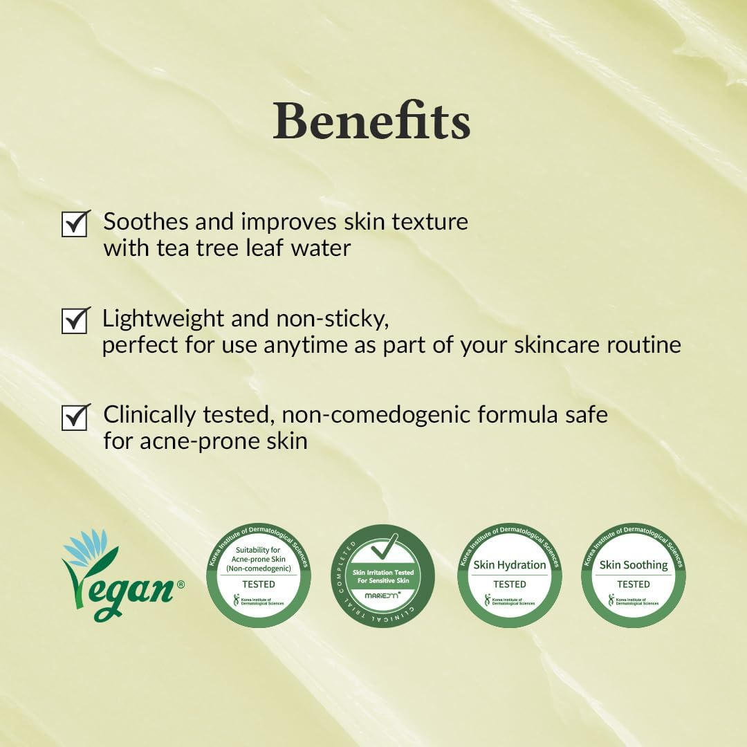 Dr.Althea 345 Relief Cream | Moisturizer for Soothing Recovery and Blemish Care with Tea Tree Leaf Water & Niacinamide | Korean Vegan Skin Care for All Skin Types, 50Ml (Ver.2 - Pack of 1)