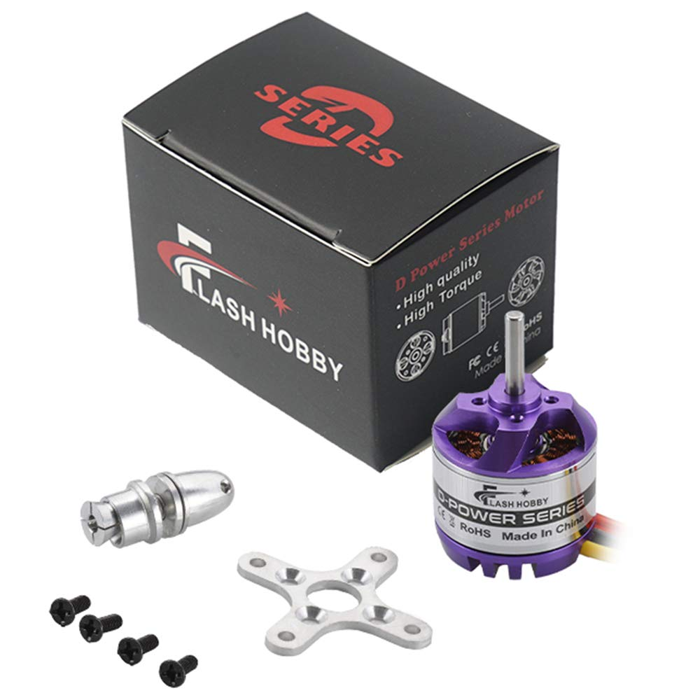 FLASH HOBBY D2830 Brushless Motor 850KV Outrunner Motor RC Plane Motor for RC Aircraft Helicopter Multicopter Drone Fixed Wing image number 4