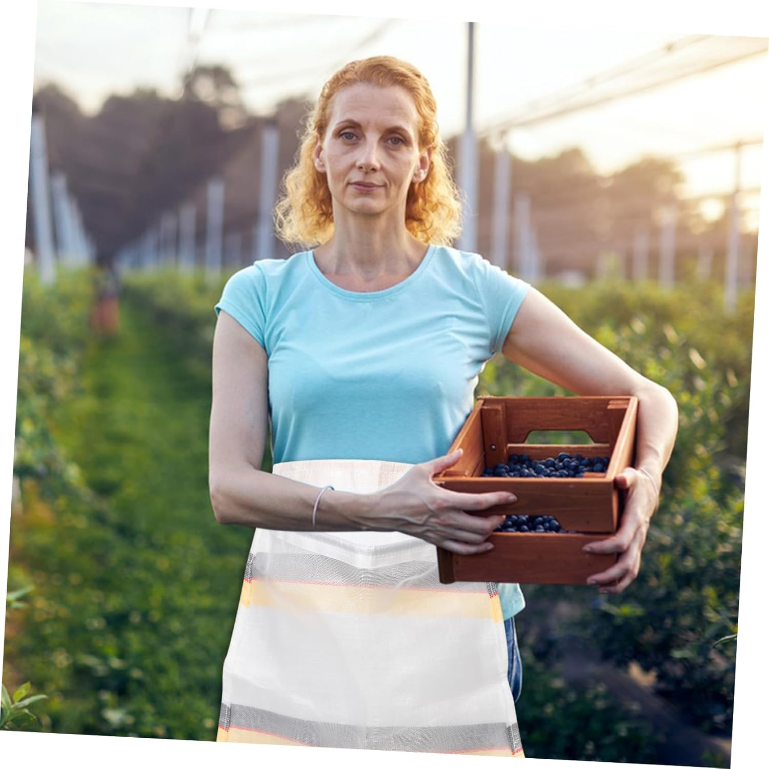 Mushroom Foraging Bag Garden Vegetable Apron for Easy Harvesting Spacious Pocket for Fruits Mushrooms Berries Convenient Waist-Hanging Design for Outdoor Enthusiasts image number 5