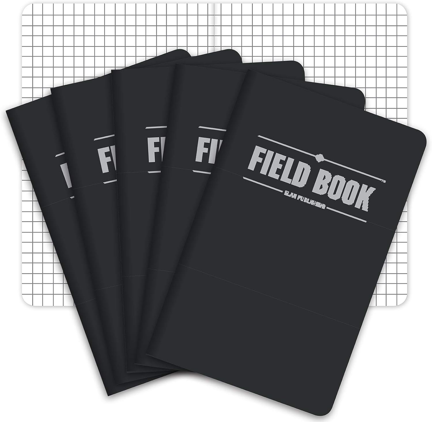 Field Notebook - 3.5"X5.5" - Graph Memo Book - Pack of 5 Graph image number 1