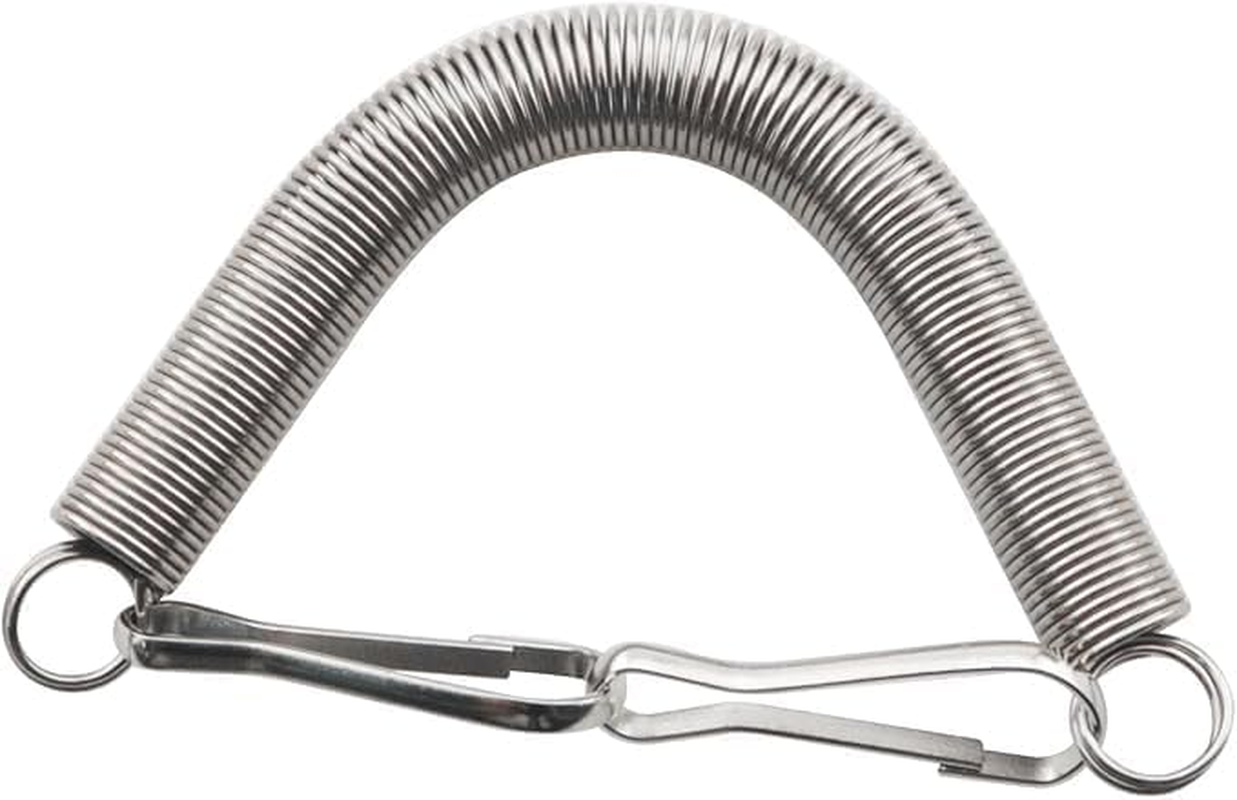 Ksngtixe 8PCS Small Animal Water Bottle Spring Clips - 2 Extra Stainless Steel Tension Clips, for Chinchilla, Hamster, Parrot, Rabbit Drinking Bottle Fixing image number 4