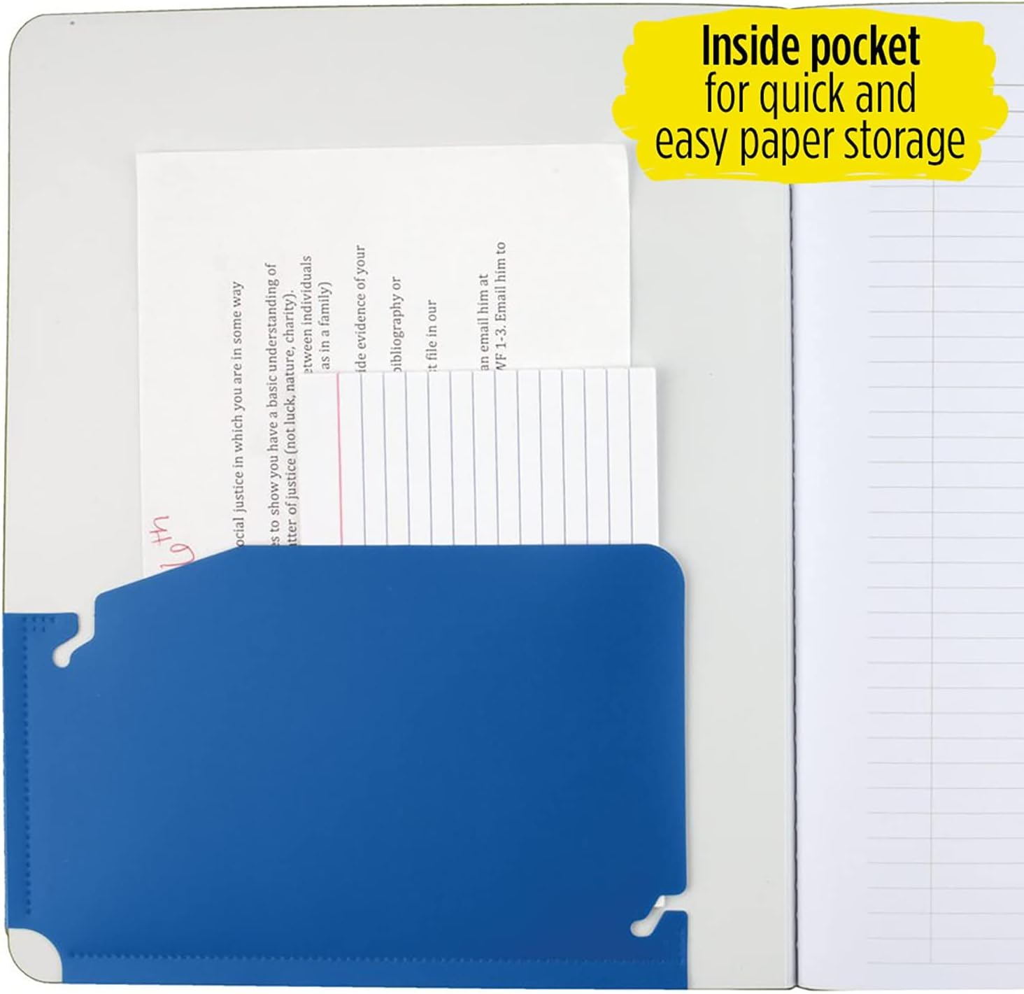 Five Star Interactive Notetaking Composition Books, 3 Pack, 1-Subject, College Ruled Paper, 11" X 8-1/2", 100 Sheets, Assorted Colors (38610) image number 1