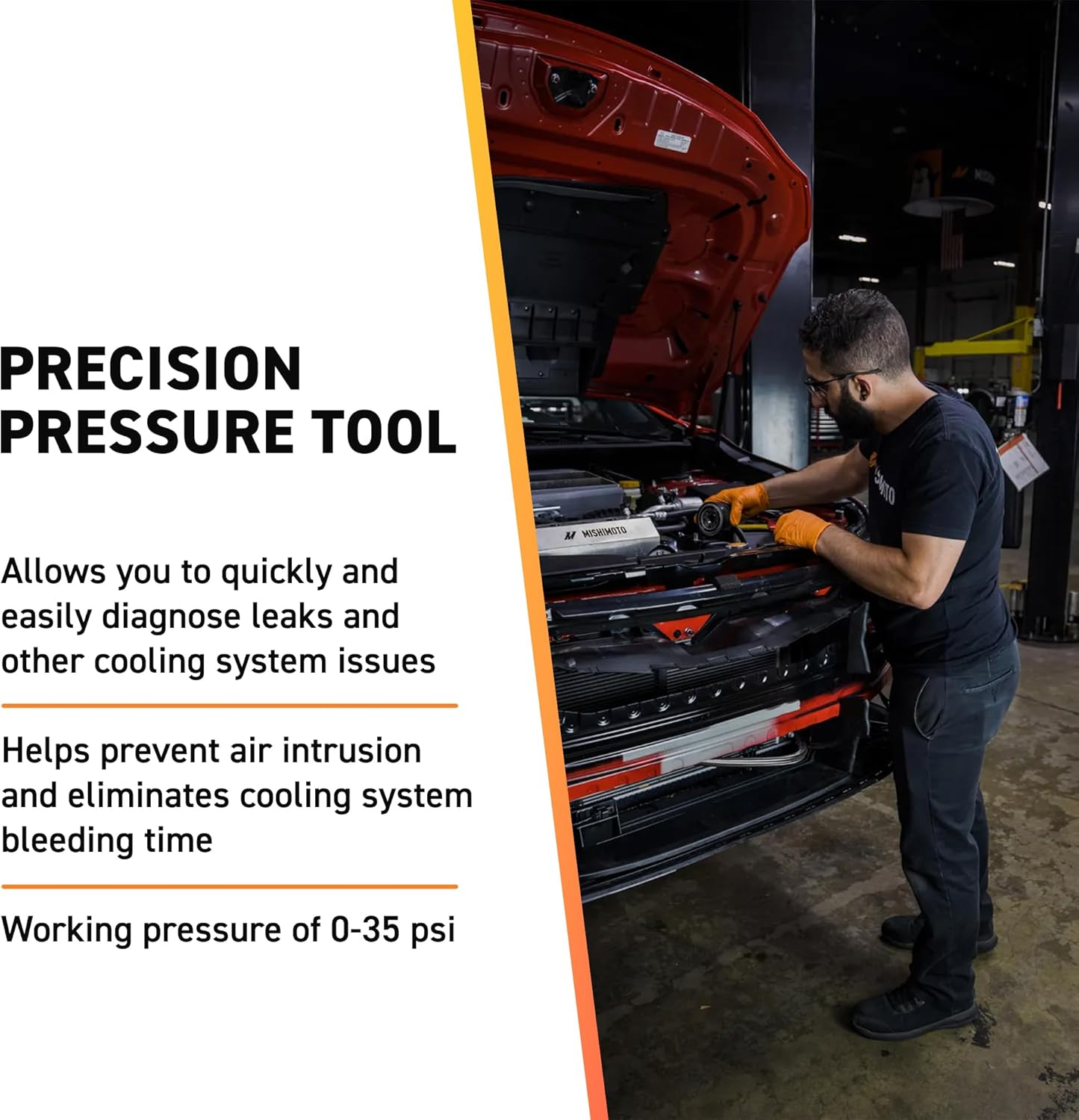 Mishimoto MMTL-CPT-28 28-Piece Cooling System Pressure Tester and Vacuum Refill Kit image number 1