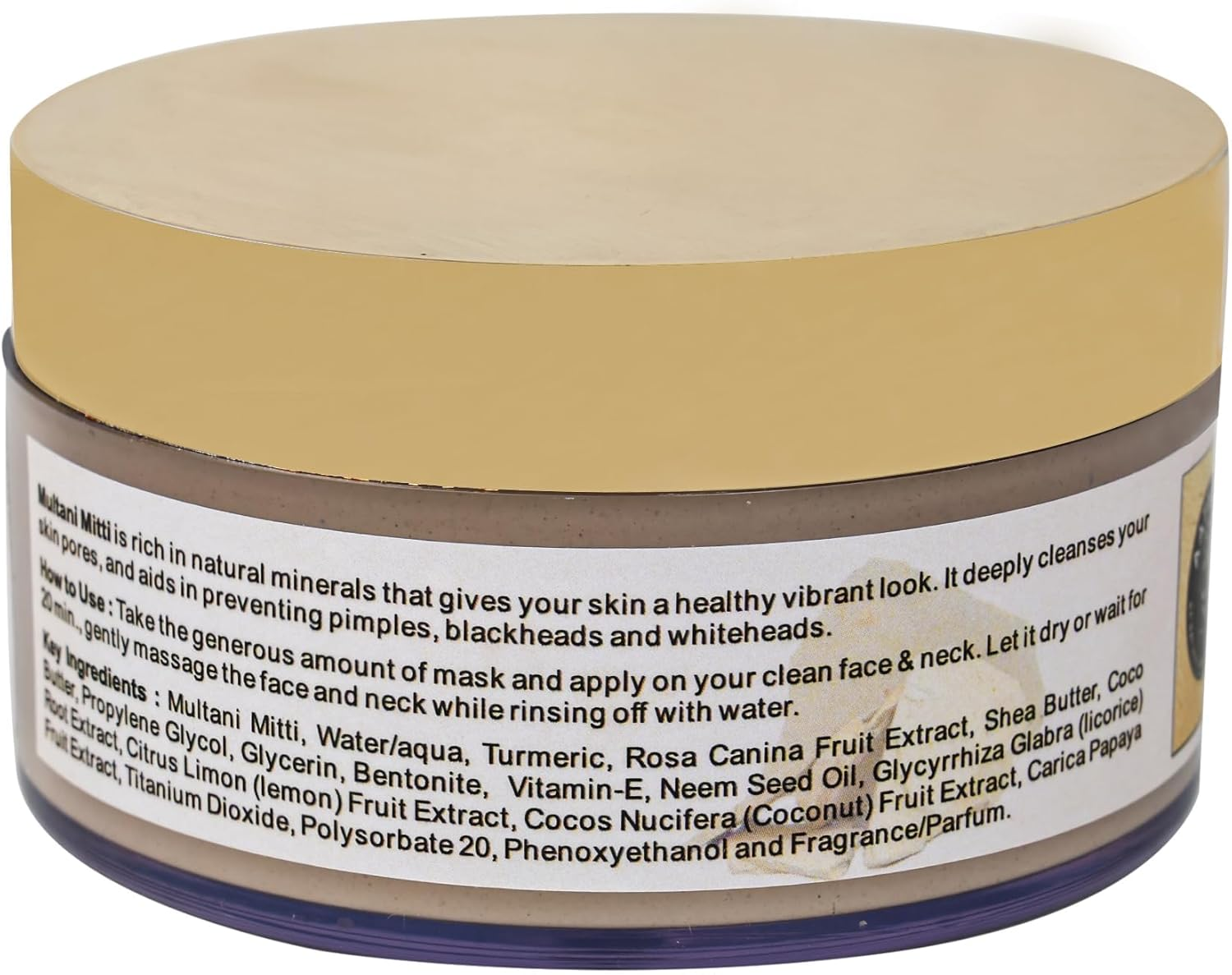 AATMANA Indian Healing Clay Face Pack | Skin Firming | Natural Skin Care Tightens Skin for Healthier Complexion -250 Grams image number 2