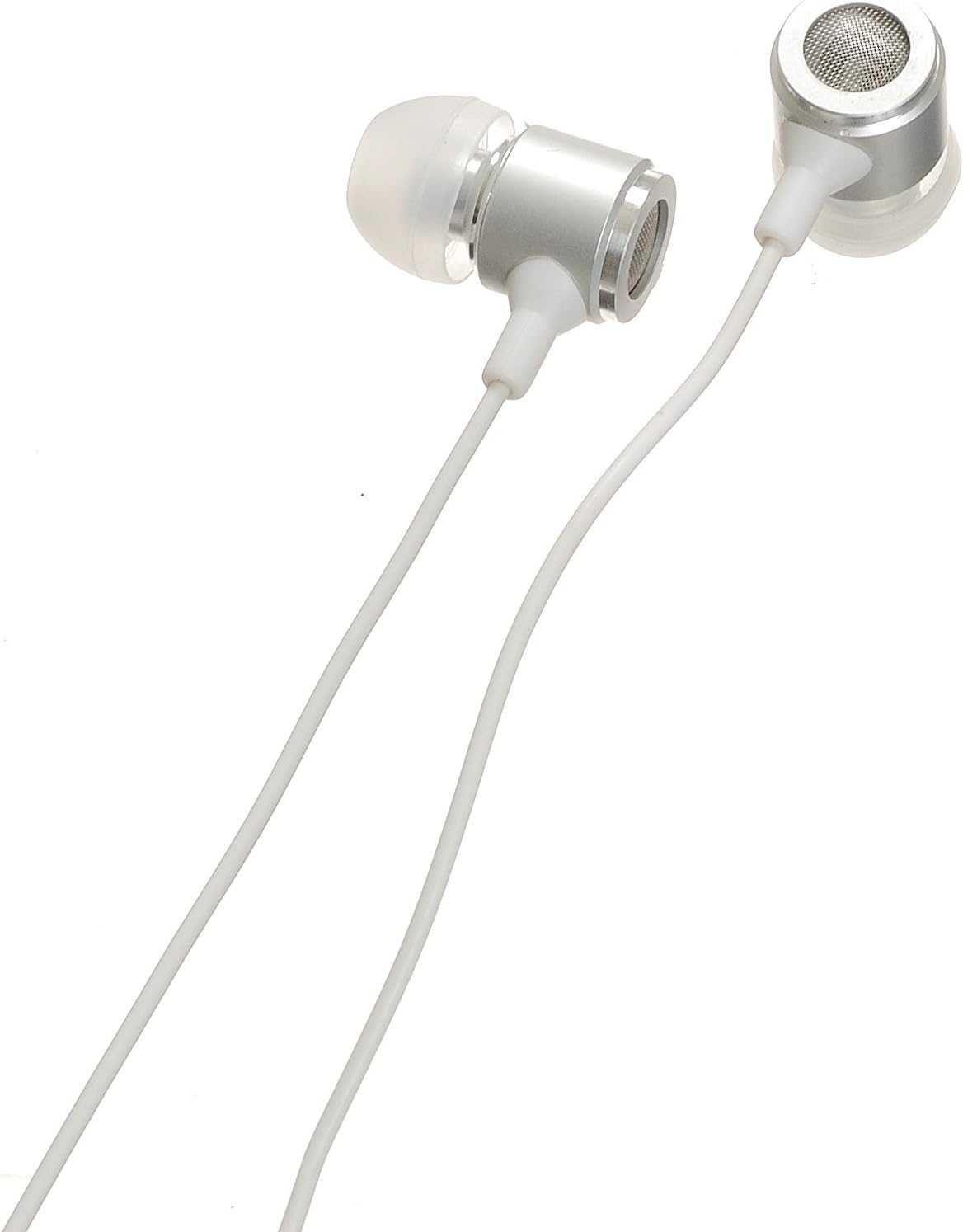 Yazawa VRM001SV Metal Fix Earphones Silver