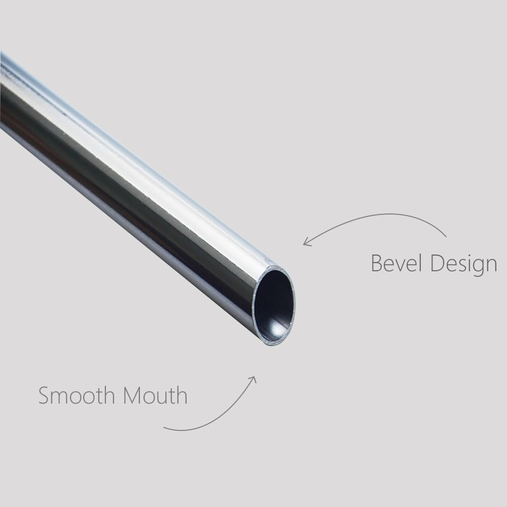 Dreamfocus Metal Straw Replacement Stainless Steel for YETI Rambler Straw Bottle 18 Oz 4 Pack image number 6