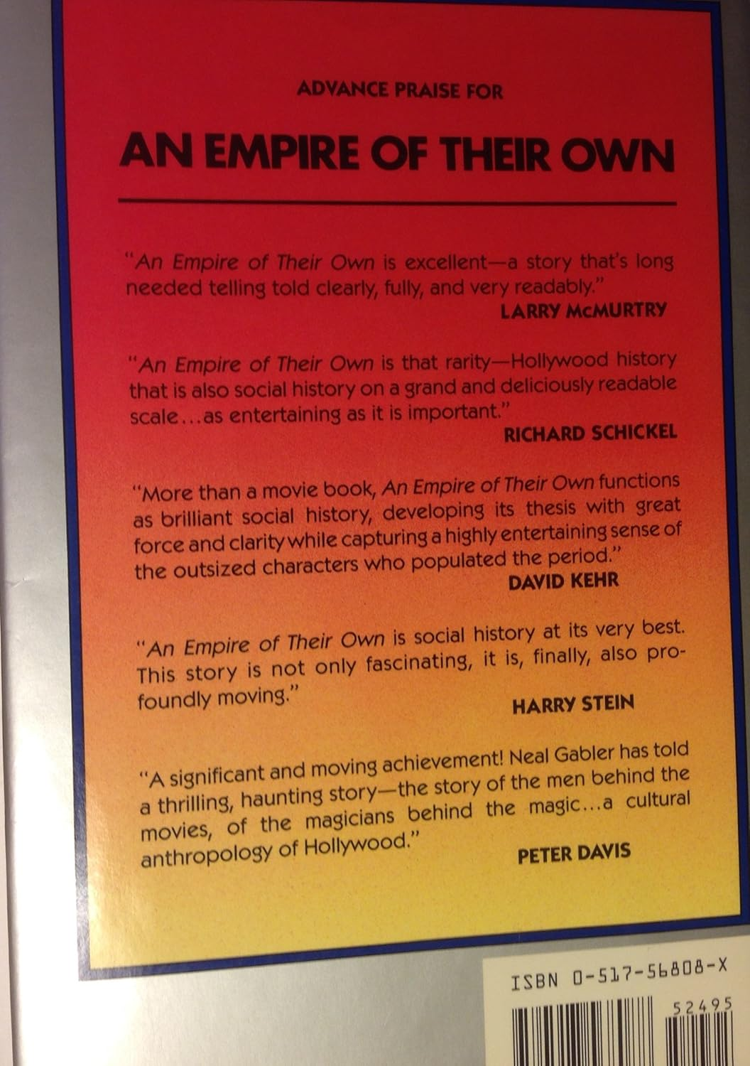 Empire of Their Own: How the Jews Invented Hollywood