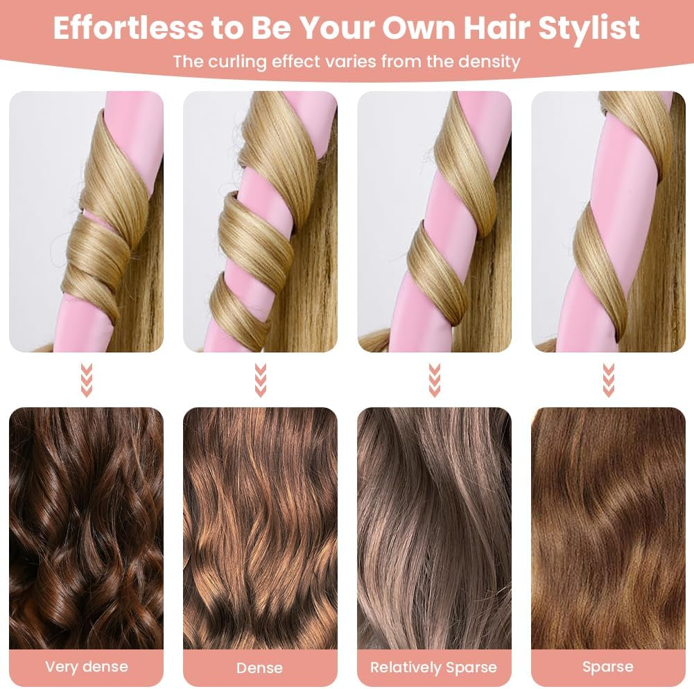 AOOWU Curlers Curls without Heat, Heatless Curls Band, Hair Curlers Overnight Long Hair, Gift 6-Piece Set Velvet with Hairpin Non-Slip Curls Overnight DIY Hair Curler for Medium Long Hair image number 3