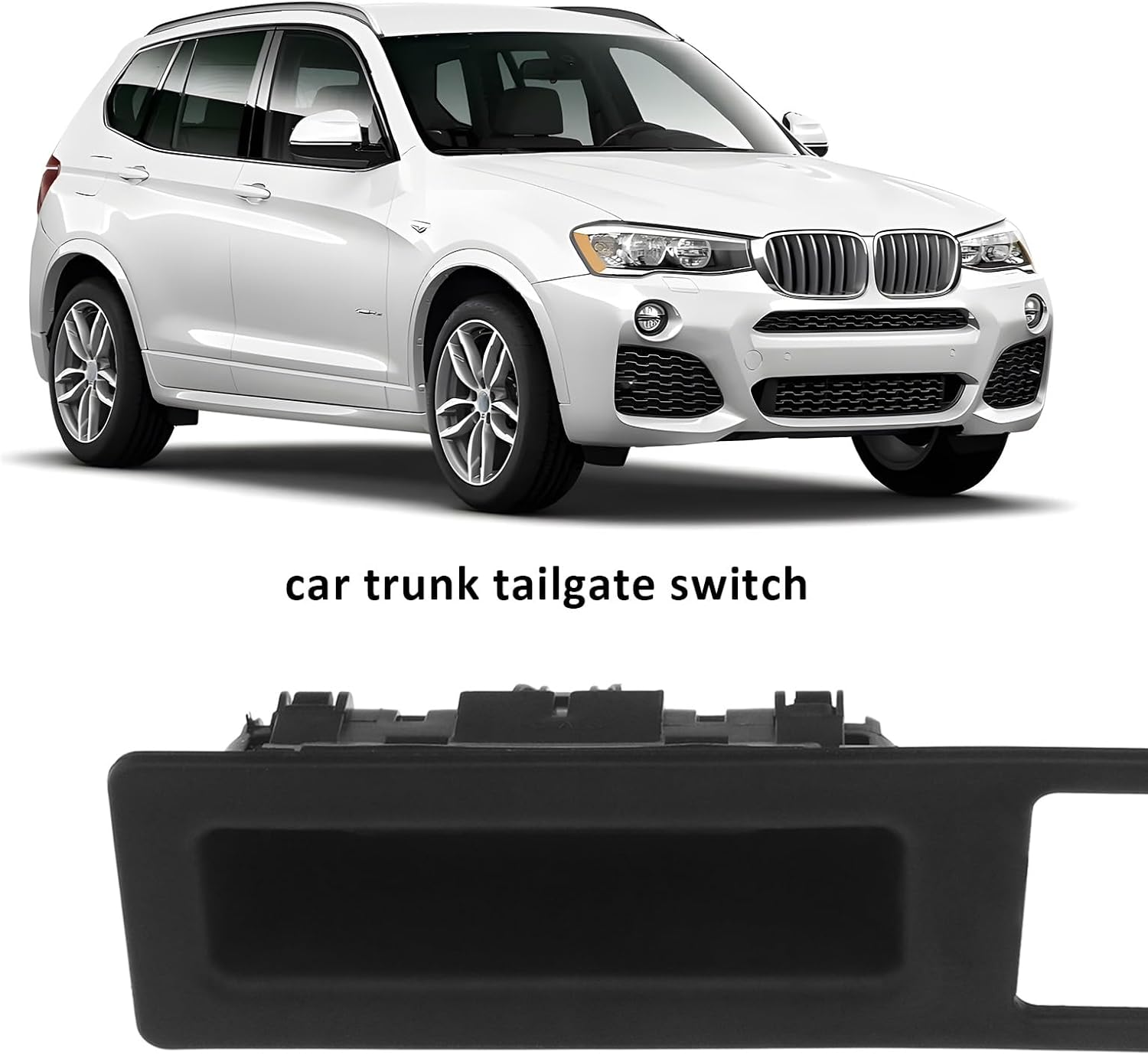 Car Tailgate Release Opener Switch Rear Boot Lid Switch 51247368753 Compatible with BMW 2 3 4 5 Series X3 Car Tailgate Handle Switch Rear Door Lock Switch image number 6