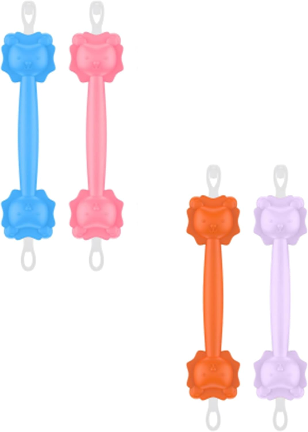 Fokmuaex 4PCS Baby Nasal & Ear Cleaner Set - Safe Booger Remover Tool for Newborns, Infants & Toddlers, Dual-Ended Earwax and Snot Removal Gadget