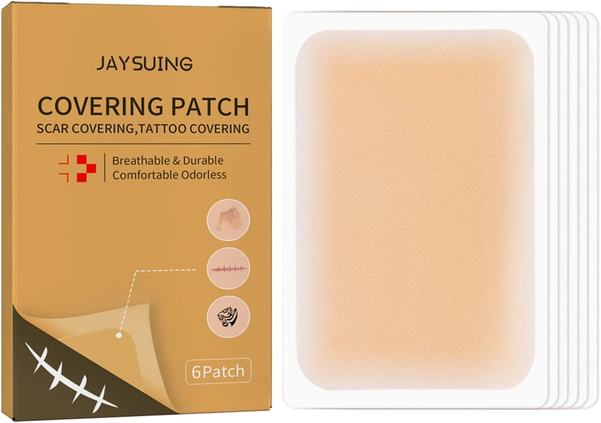 Skin Concealer Tattoo Scar Mask, Invisible Waterproof Skin Tone Cover image number 3