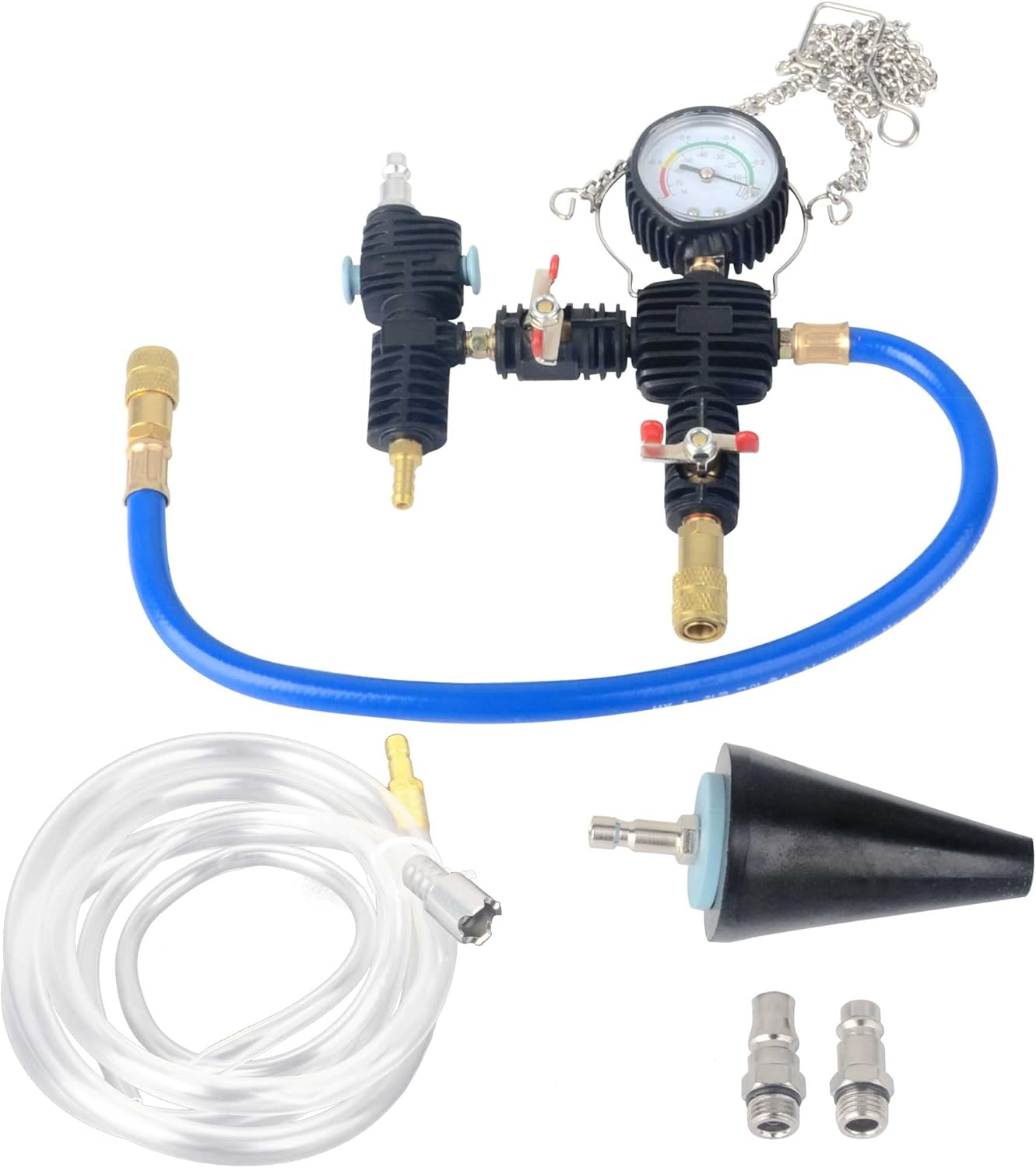 Professional Radiator Cooling System Vacuum Purge Coolant Refill Tool Kit Set