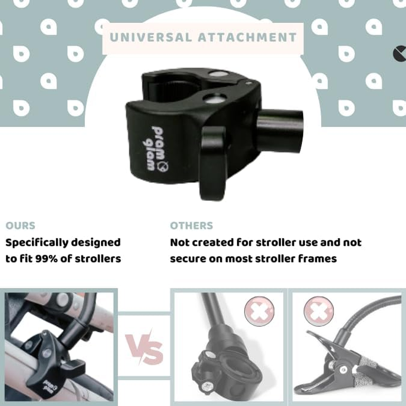 Looky Lou Stroller Mirror - See Baby'S Face in Forward-Facing Pram. Baby Must Haves/Baby Registry Must Haves - Perfect Baby Gift or Baby Gifts ; Use for Baby Travel and Toddler Travel. image number 5