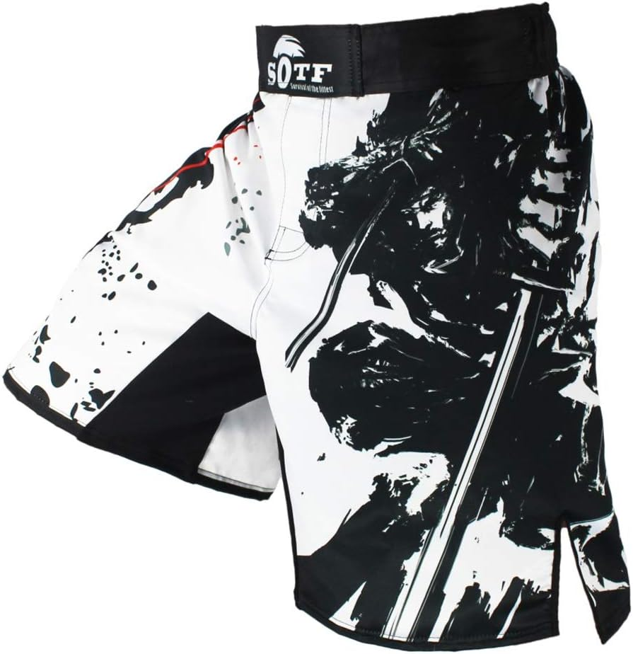SOTF MMA Shorts Muay Thai Boxing Trunks Comfortable Kickboxing Fight Wear image number 6