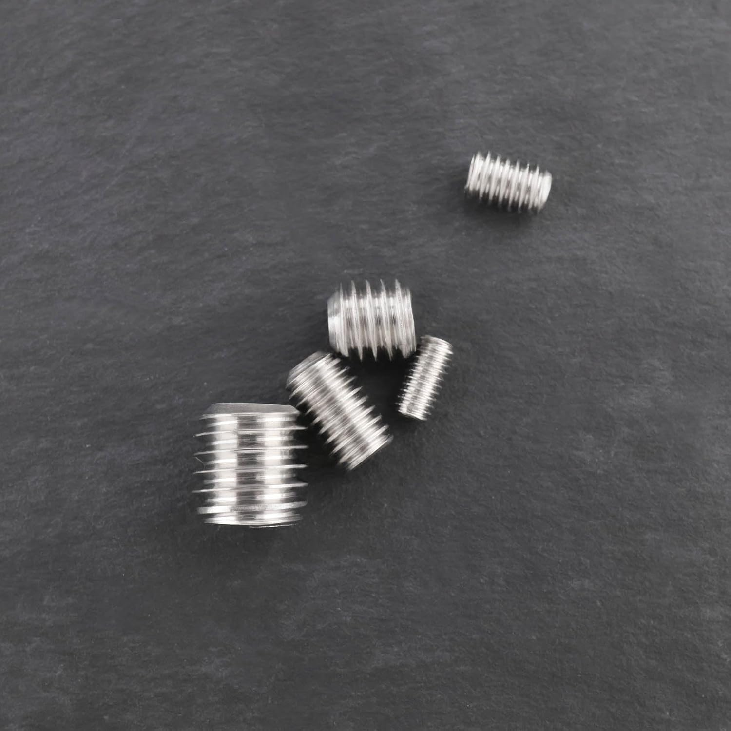 20Pcs 304 Stainless Steel Hexagon Socket Head Cap Screws Set M3 M4 M5 M6 M8 Hex Bolt for Toilet Roll Holder Grub Screws Silver image number 2