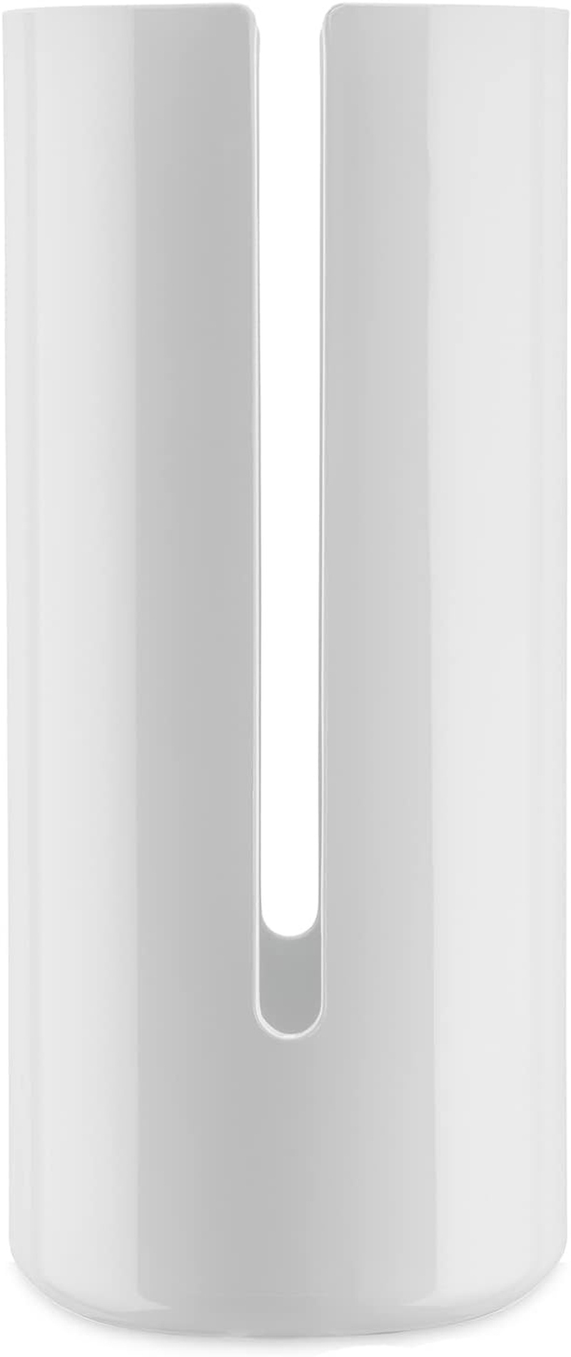 Alessi Birillo Toilet Paper Roll Container, White - PL18 W image number 2