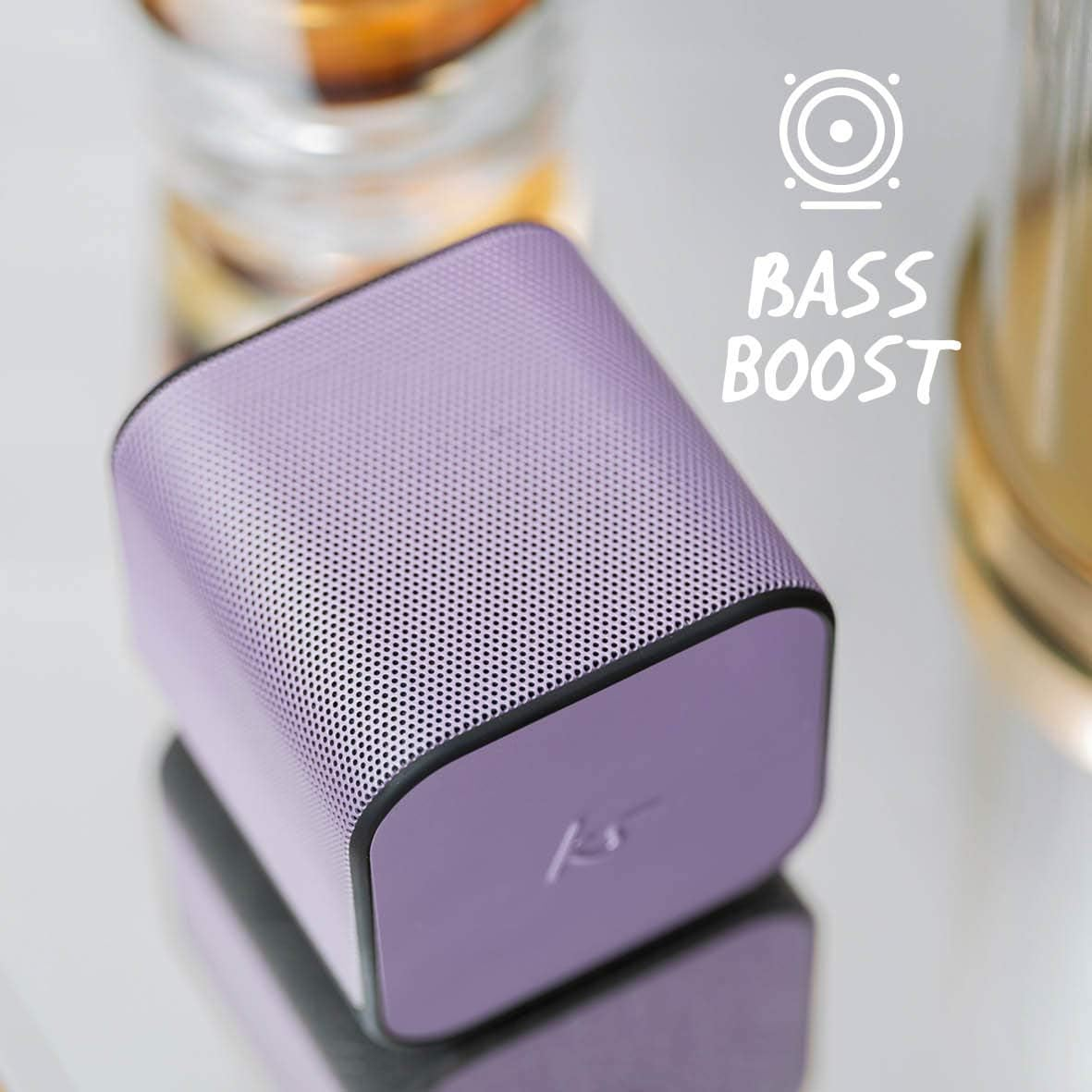 Kitsound Boom Cube Metallic Portable Rechargeable Wireless Bluetooth Speaker, Rose Gold image number 1