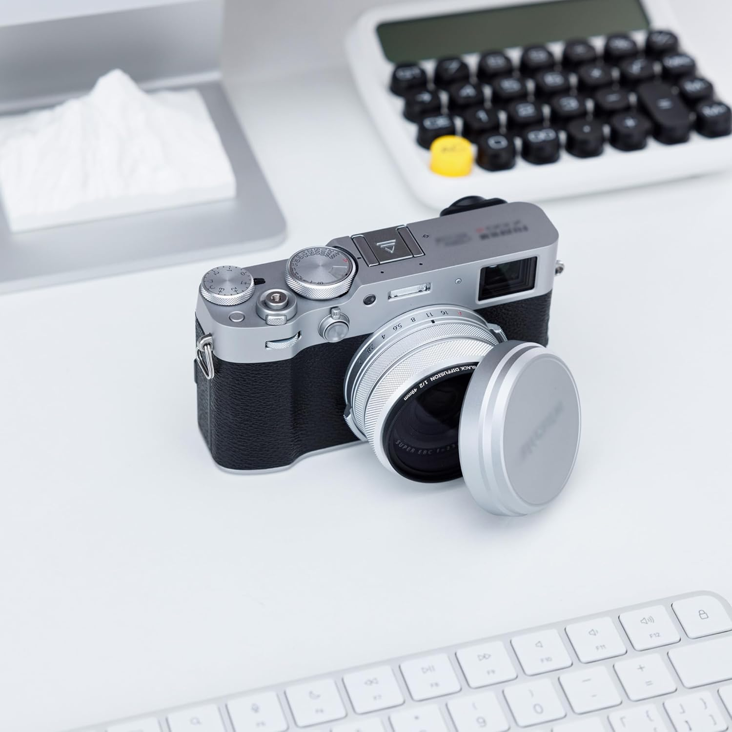 JJC AR-X100 49Mm Metal Lens Filter Adapter Ring for Fujifilm X100VI X100V X100F X100T X100S X100 X70 Camera Installing UV CPL ND Filter Lens Cap, Can Be Used with FLCP-49 Lens Cap image number 1