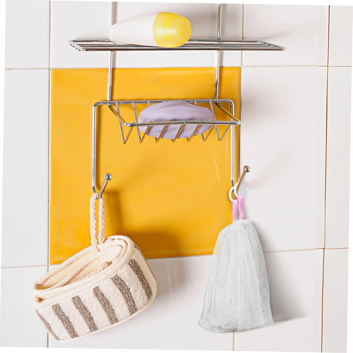 Angoily 3 Pcs Japanese Soap Foaming Net Pouches Soap Saver Bags Drawstring Exfoliating Shower Supplies for Body and Facial Cleansing image number 6