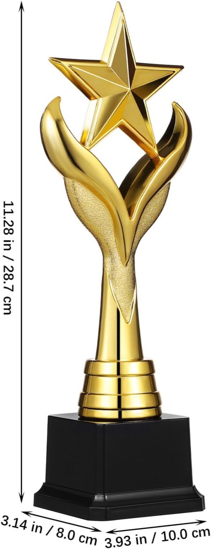 VANZACK Sports Competition Trophy Cup Star Decorate Sturdy Plastic for Awards Parties image number 2