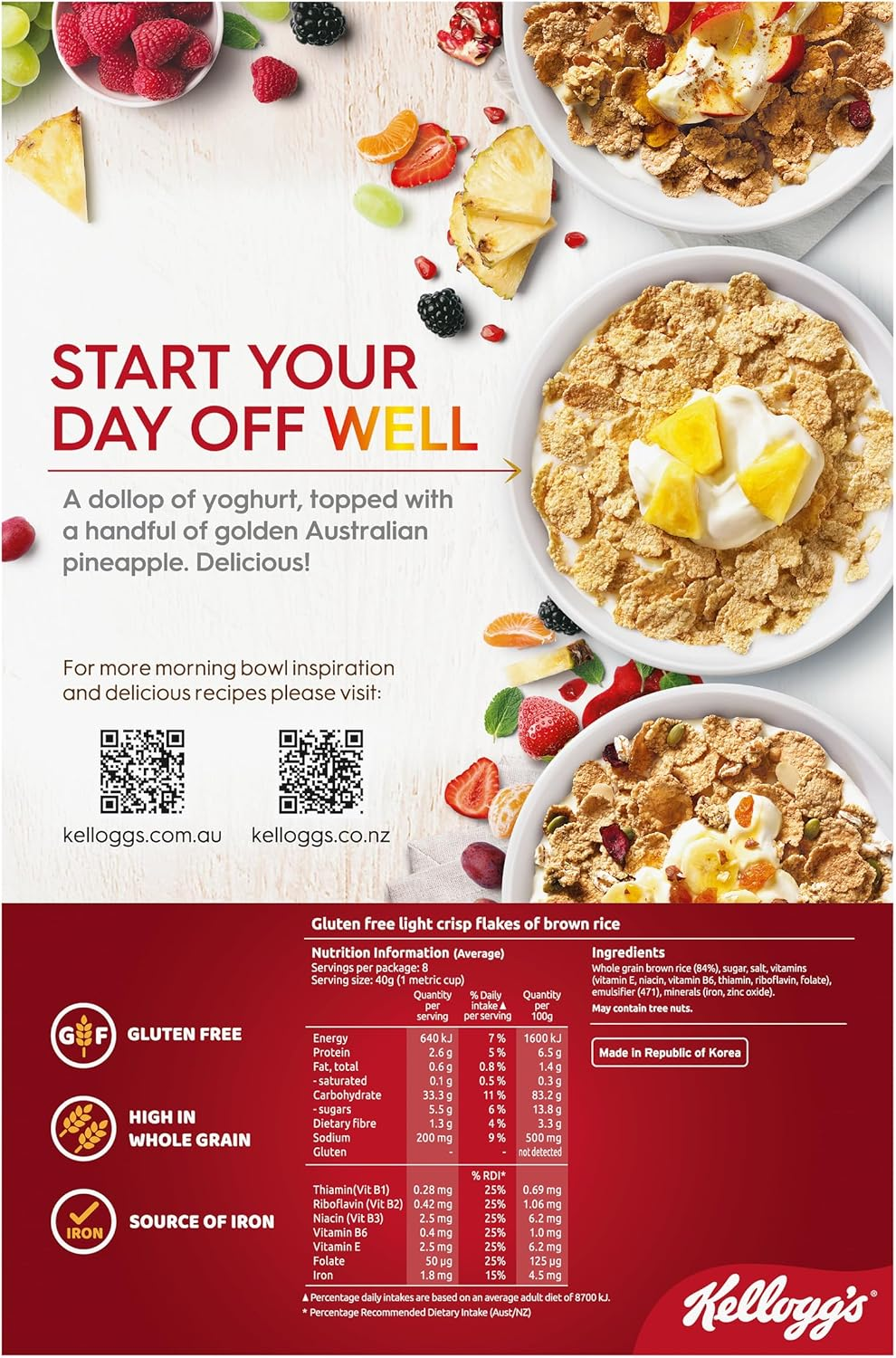 Kellogg'S Special K Gluten Free Cereal 330 G image number 2